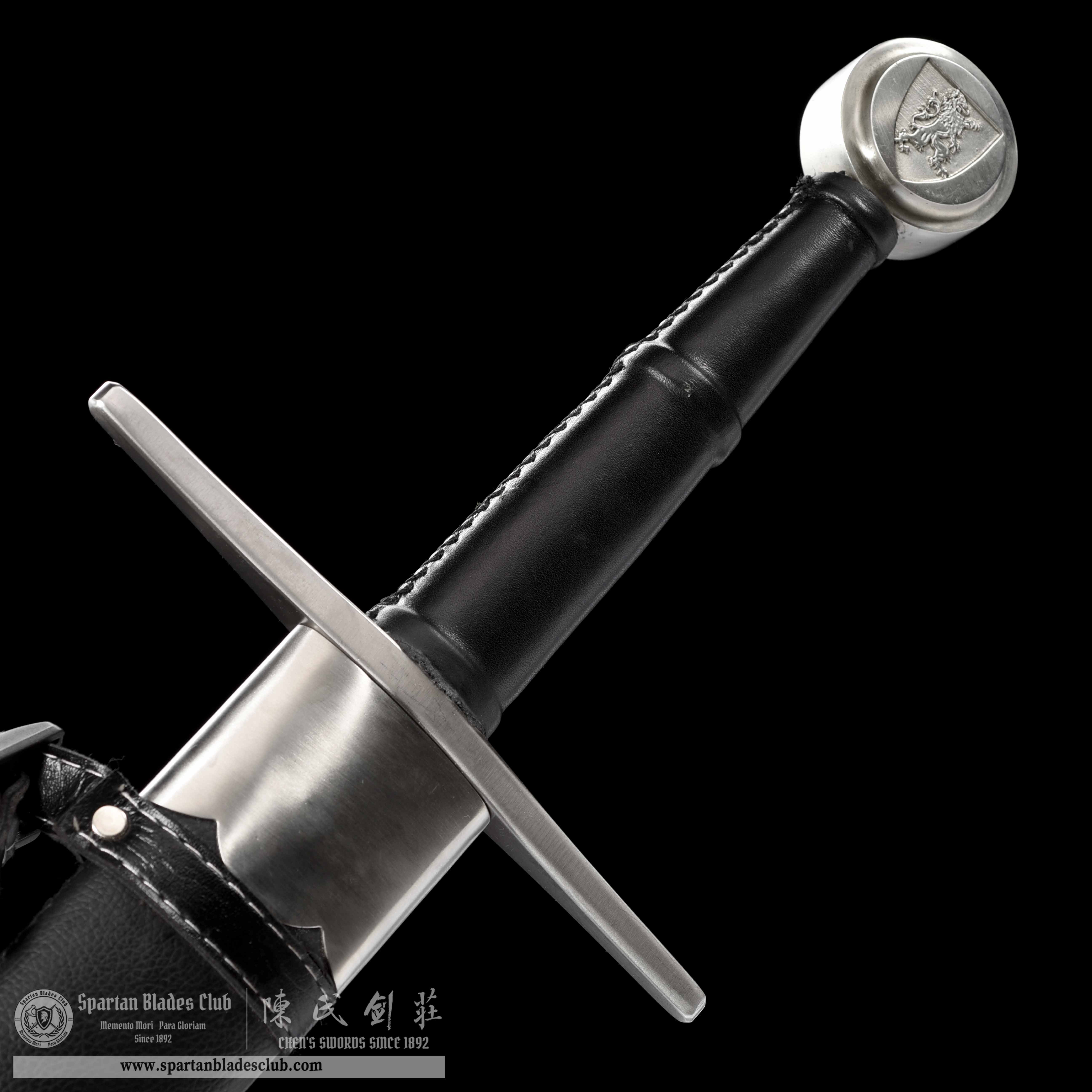 TR05|Valiant's Oath Sword|European Sword|Manganese steel|Black|Battle-Ready|Full-tang|Spartan Blades Club|CHEN'S SWORDS 1892 - Spartan Blades Club - 陳氏劍莊1892