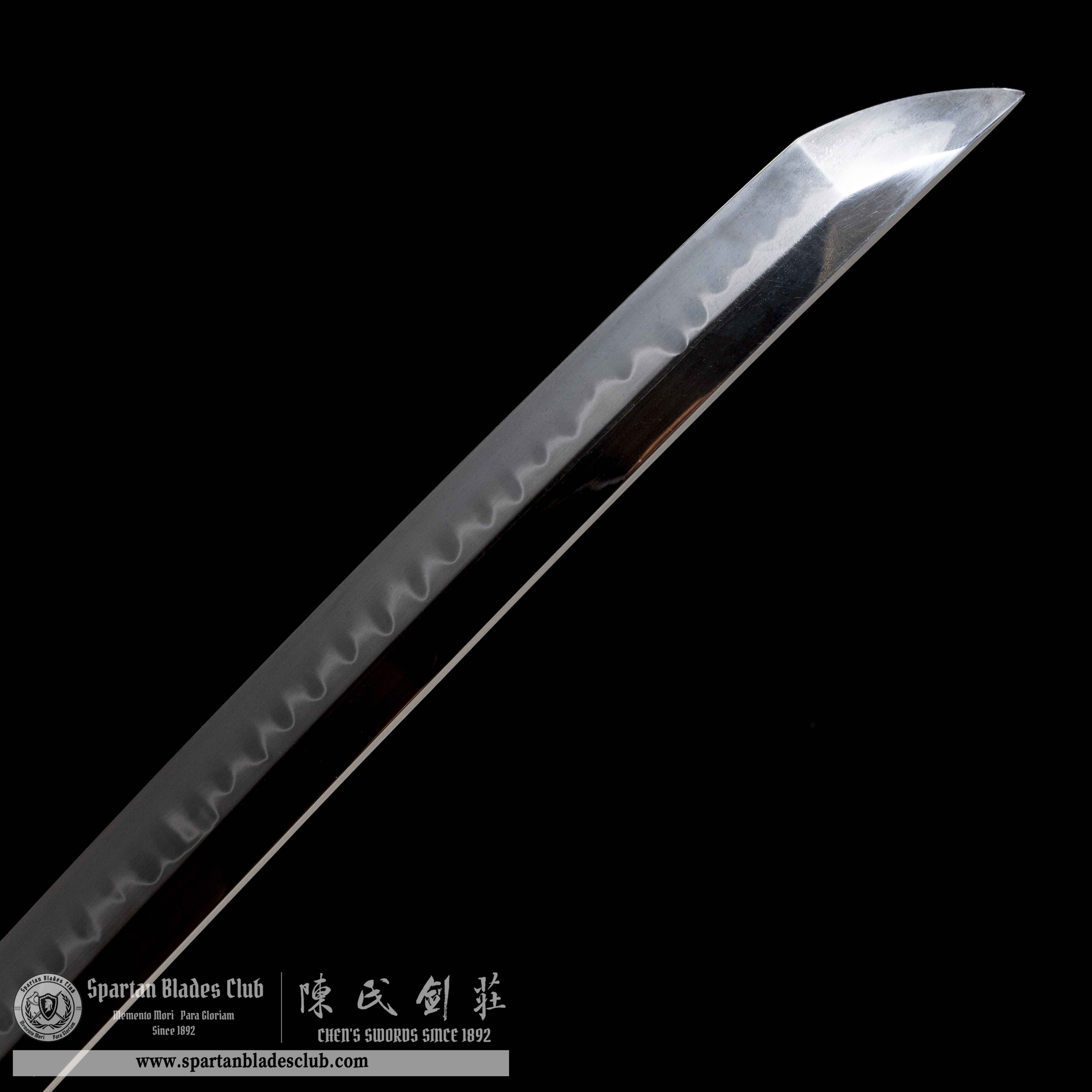 HY20|Fei Ju Samurai|Odachi|T10 steel|Clay-tempered|Real Hamon|flower|chrysanthemum|red & green|Battle-Ready|Full-tang|Spartan Blades Club|CHEN'S SWORDS 1892 - Spartan Blades Club - 陳氏劍莊1892