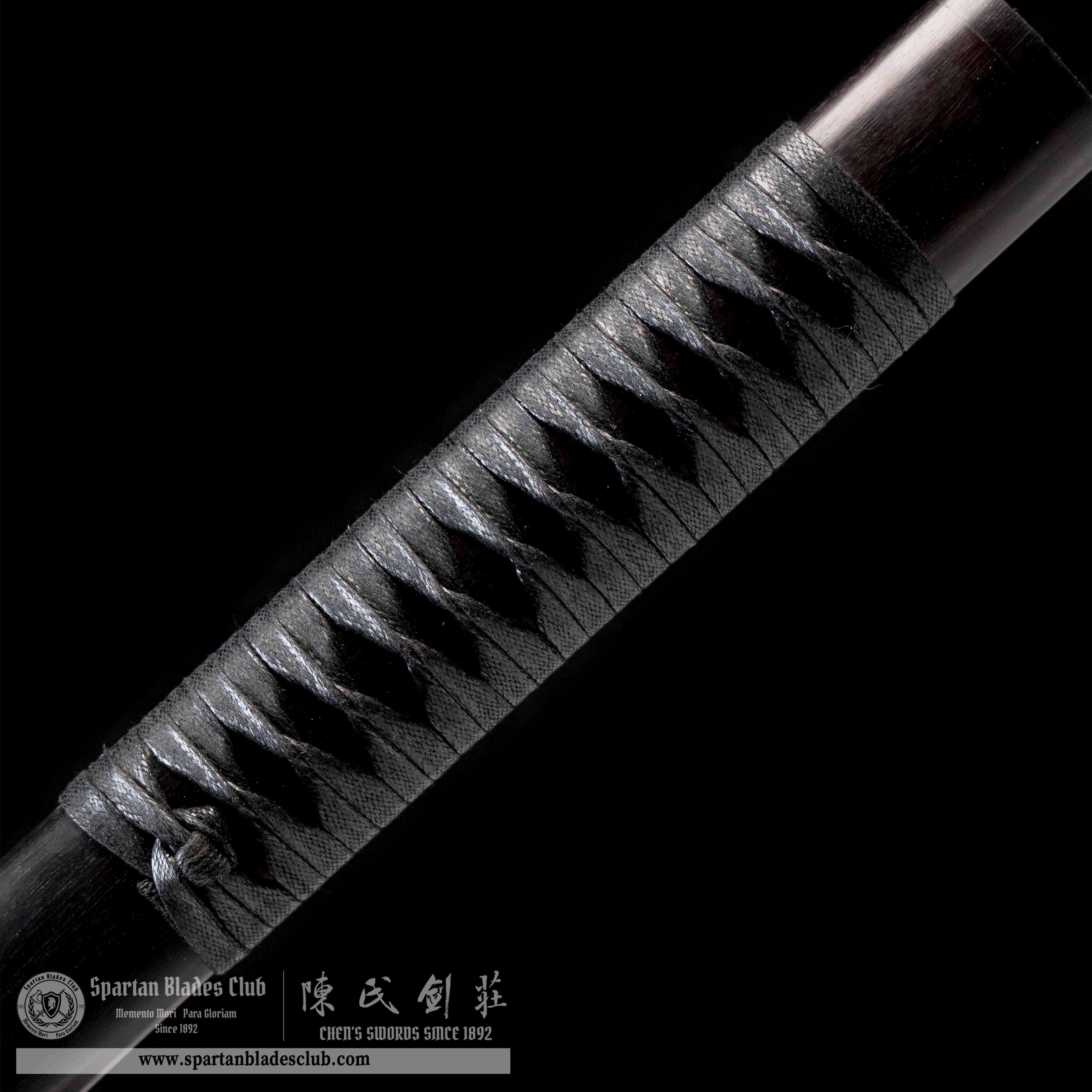 HY22|Shadowy Ninjato|Ninjato|T10 steel|Clay-tempered|Real Hamon|Black|Battle-Ready|Full-tang|Spartan Blades Club|CHEN'S SWORDS 1892 - Spartan Blades Club - 陳氏劍莊1892