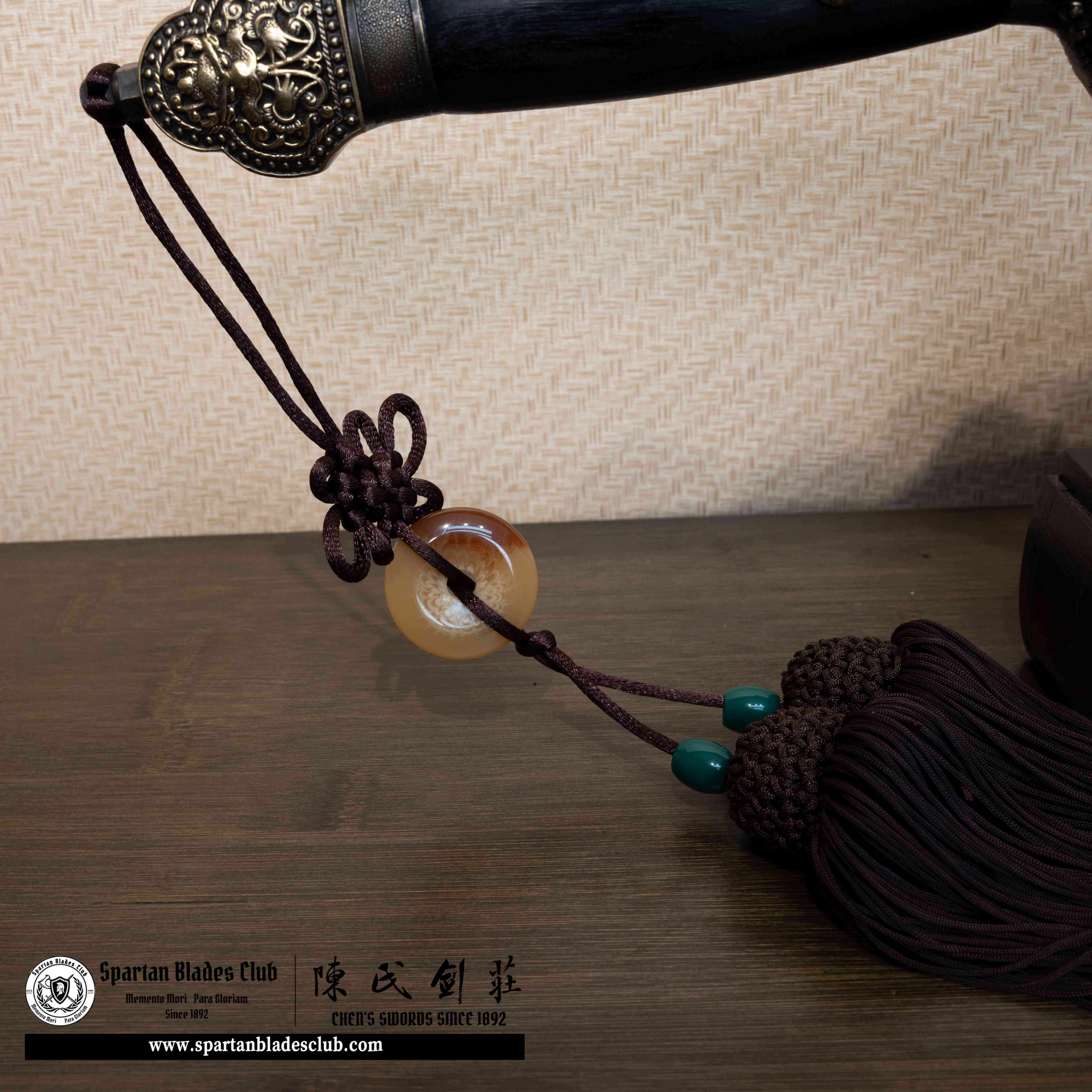 TR02| Emperor Youngle Jian | Jian | Damascus steel Premium Hand-polishing |  Black | Battle-Ready|Full-tang|Spartan Blades Club | CHEN'S SWORDS 1892 - Spartan Blades Club - 陳氏劍莊1892