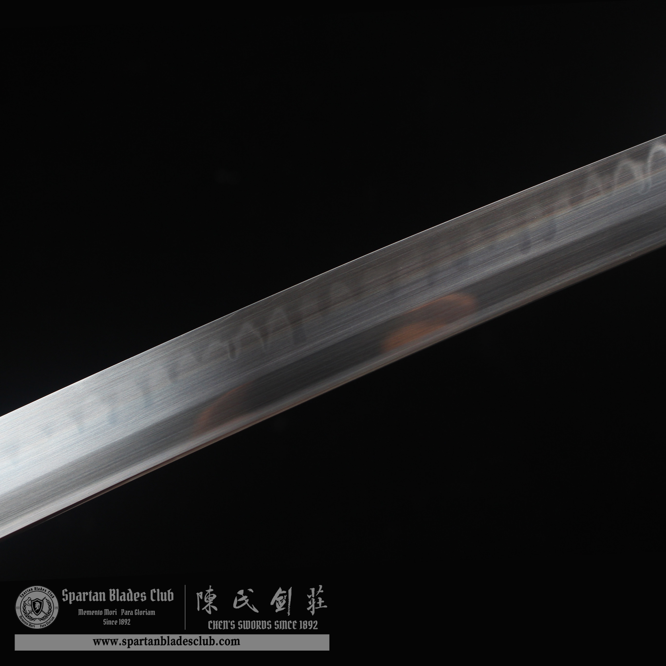 HY29|Ghost Of Tsushima Swords Set - Advanced Version|Daisho set|T10 steel|Clay-tempered|Real Hamon|Blue&silvery|Battle-Ready|Full-tang|Spartan Blades Club|CHEN'S SWORDS 1892 - Spartan Blades Club