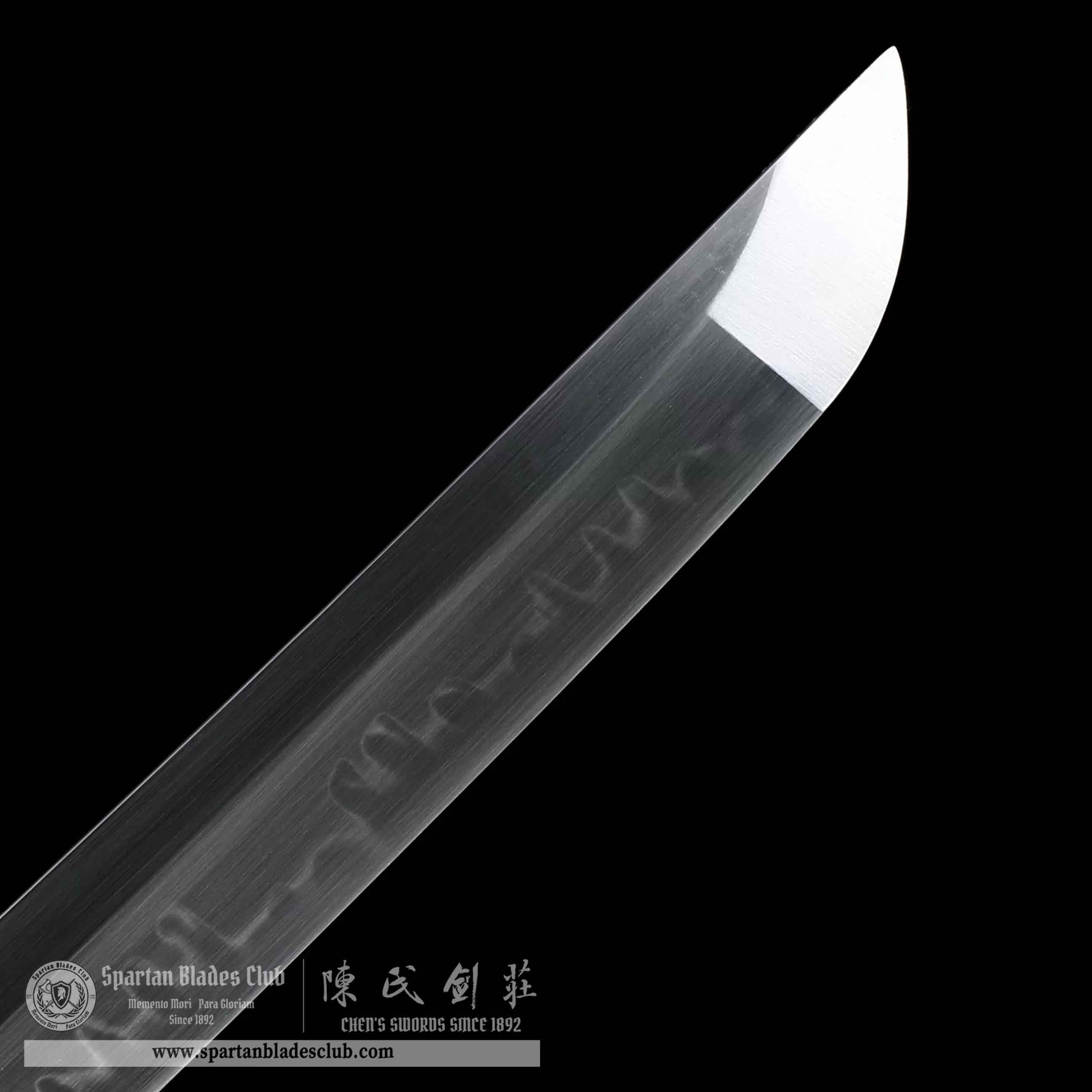 HY29|Ghost Of Tsushima Swords Set - Advanced Version|Daisho set|T10 steel|Clay-tempered|Real Hamon|Blue&silvery|Battle-Ready|Full-tang|Spartan Blades Club|CHEN'S SWORDS 1892 - Spartan Blades Club