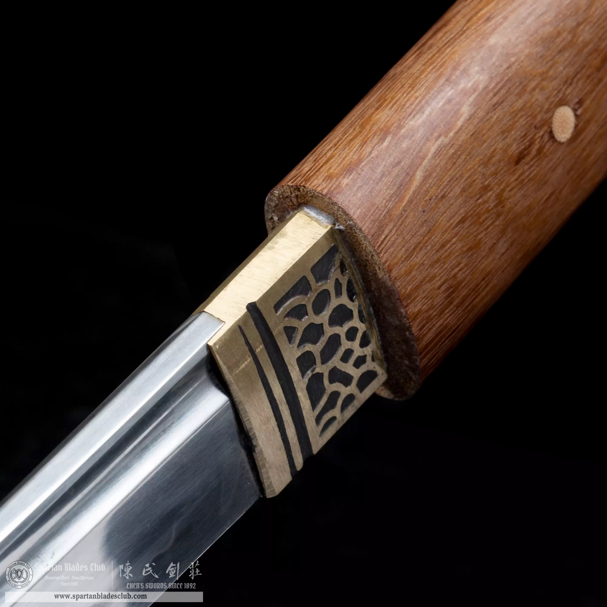 🌟TK99 🌟Han Ying Samurai(寒影武士) - Daisho set (Katana + Wakizashi + Tanto)- T10 Steel - Clay Tempered -Shirasaya Koshirae-  Full Tang - Battle-Ready - S.B.C & CHEN'S SWORDS 1892 - Spartan Blades Club - 陳氏劍莊1892