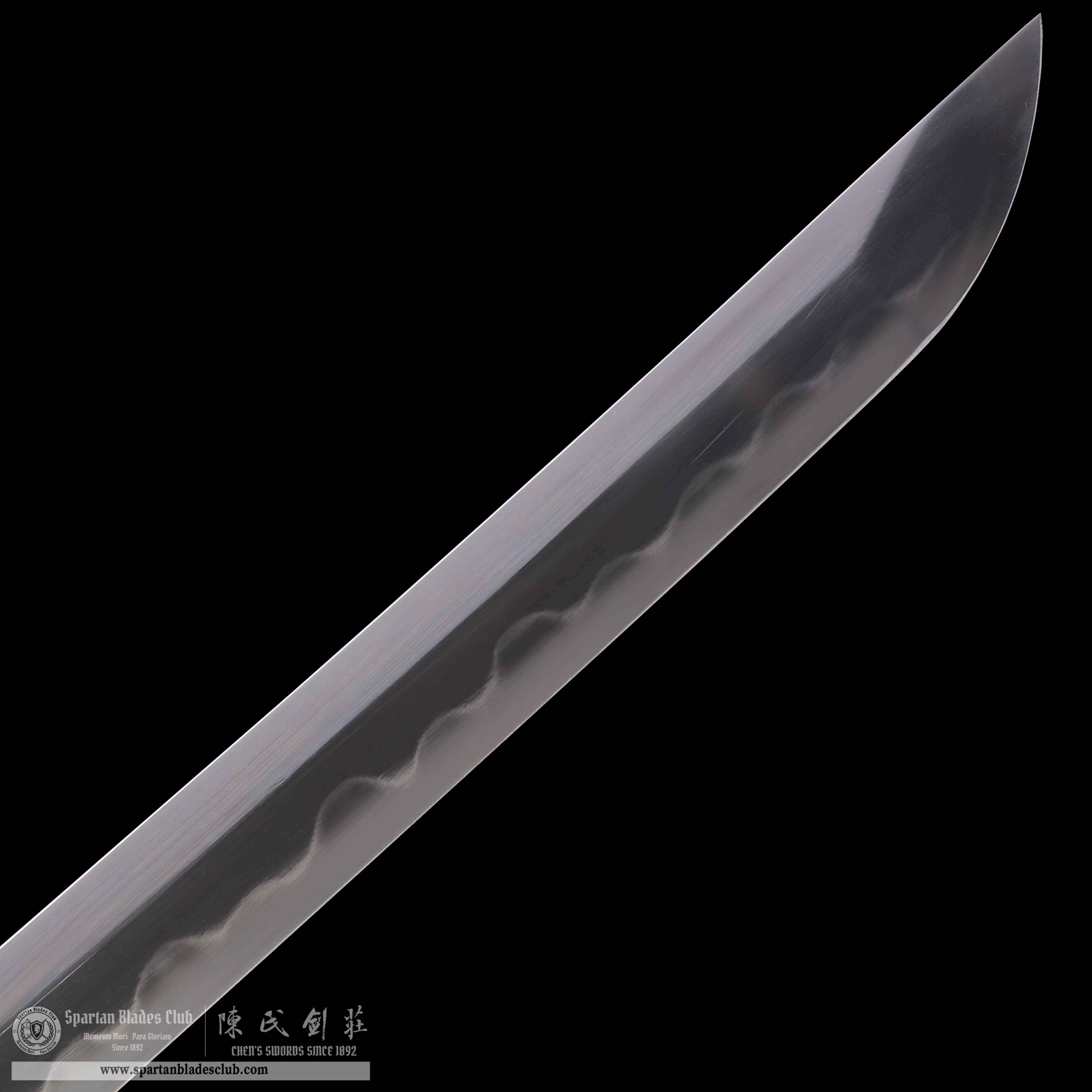 HY35|Noctis Gild|Katana|T10 steel|Clay-tempered|Real Hamon|Black|Battle-Ready|Full-tang|Spartan Blades Club|CHEN'S SWORDS 1892 - Spartan Blades Club