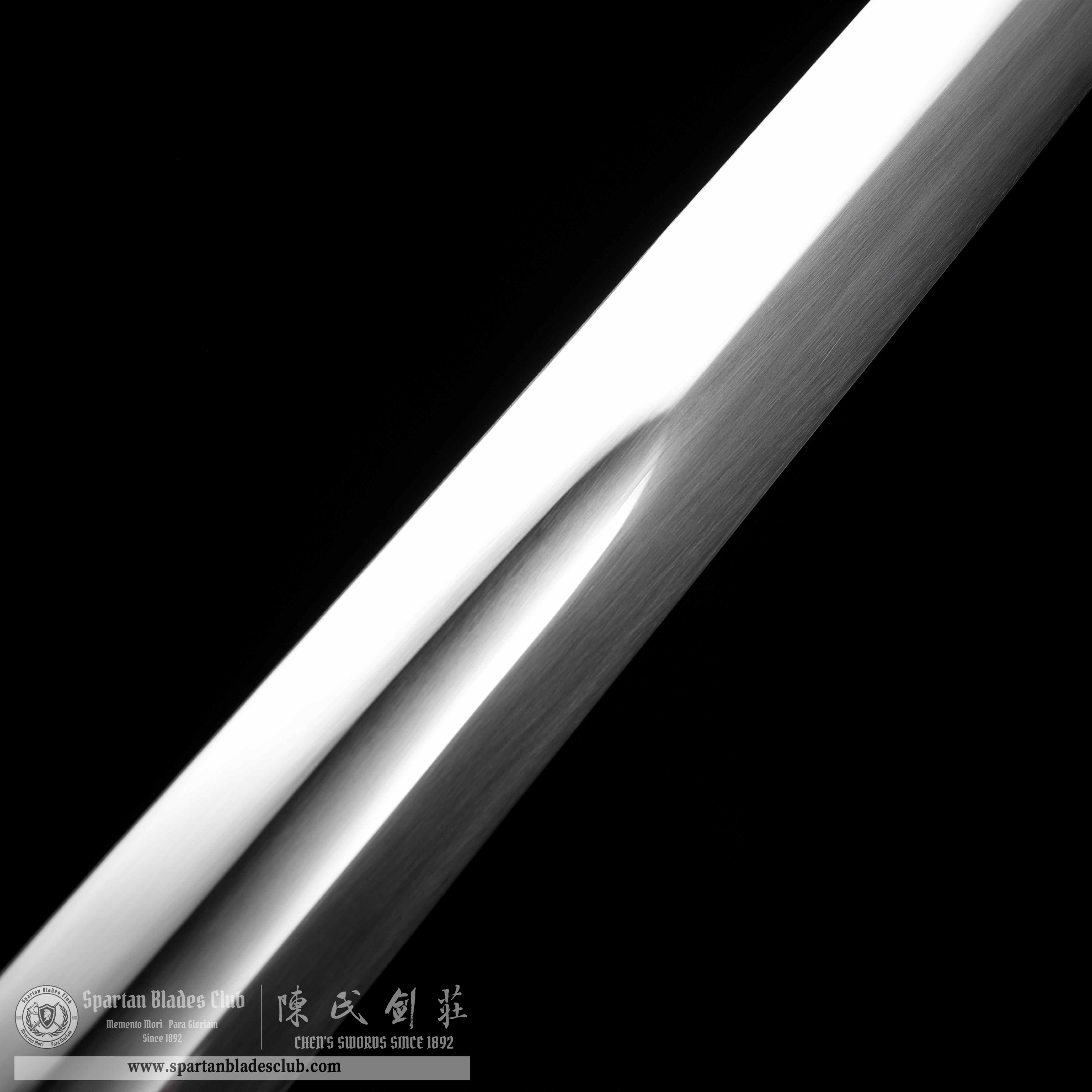 TR14｜Florentine Crossblade｜European Sword｜Manganese steel｜Black&silvery｜Battle-Ready｜Full-tang｜Spartan Blades Club｜CHEN'S SWORDS 1892 - Spartan Blades Club - 陳氏劍莊1892