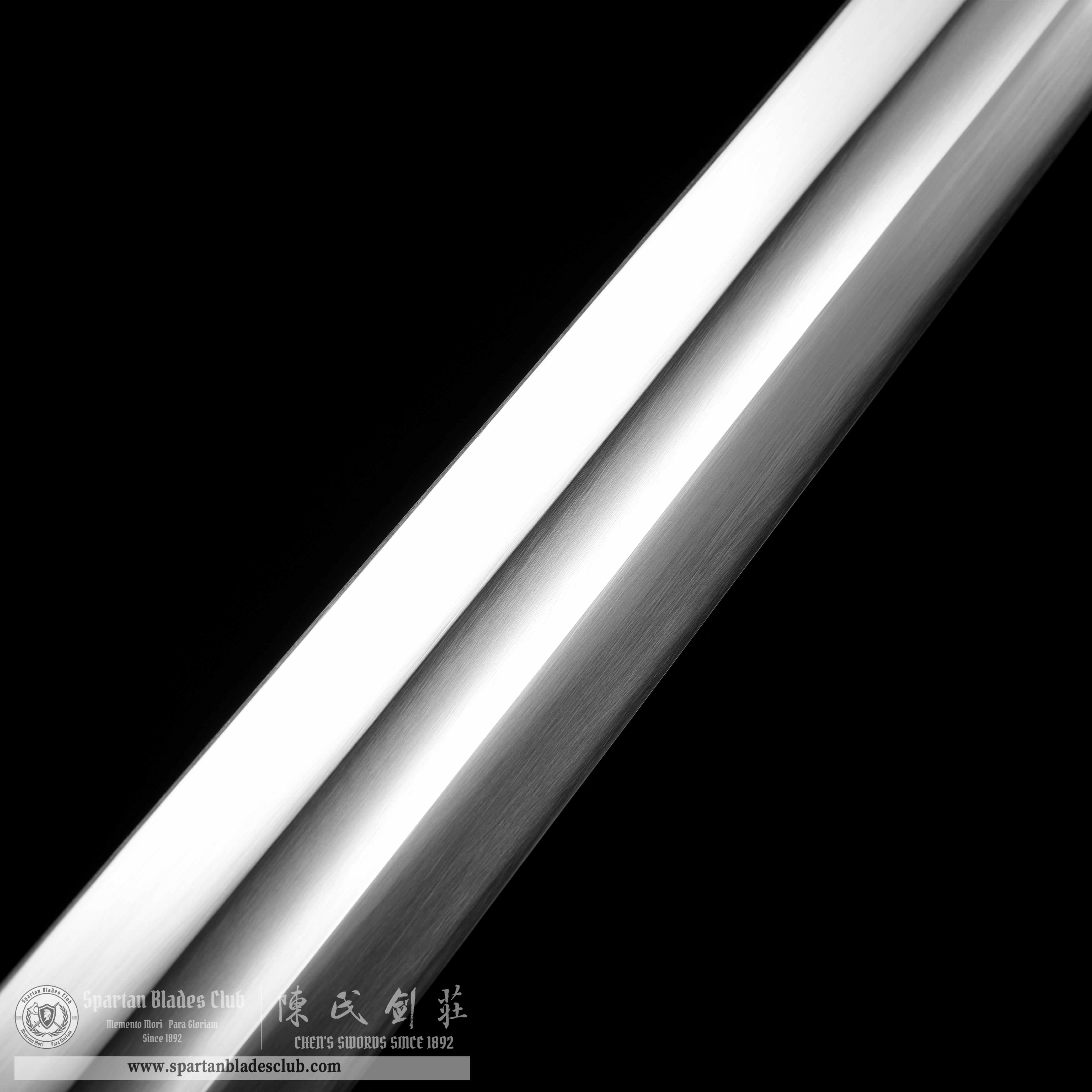 TR14｜Florentine Crossblade｜European Sword｜Manganese steel｜Black&silvery｜Battle-Ready｜Full-tang｜Spartan Blades Club｜CHEN'S SWORDS 1892 - Spartan Blades Club - 陳氏劍莊1892