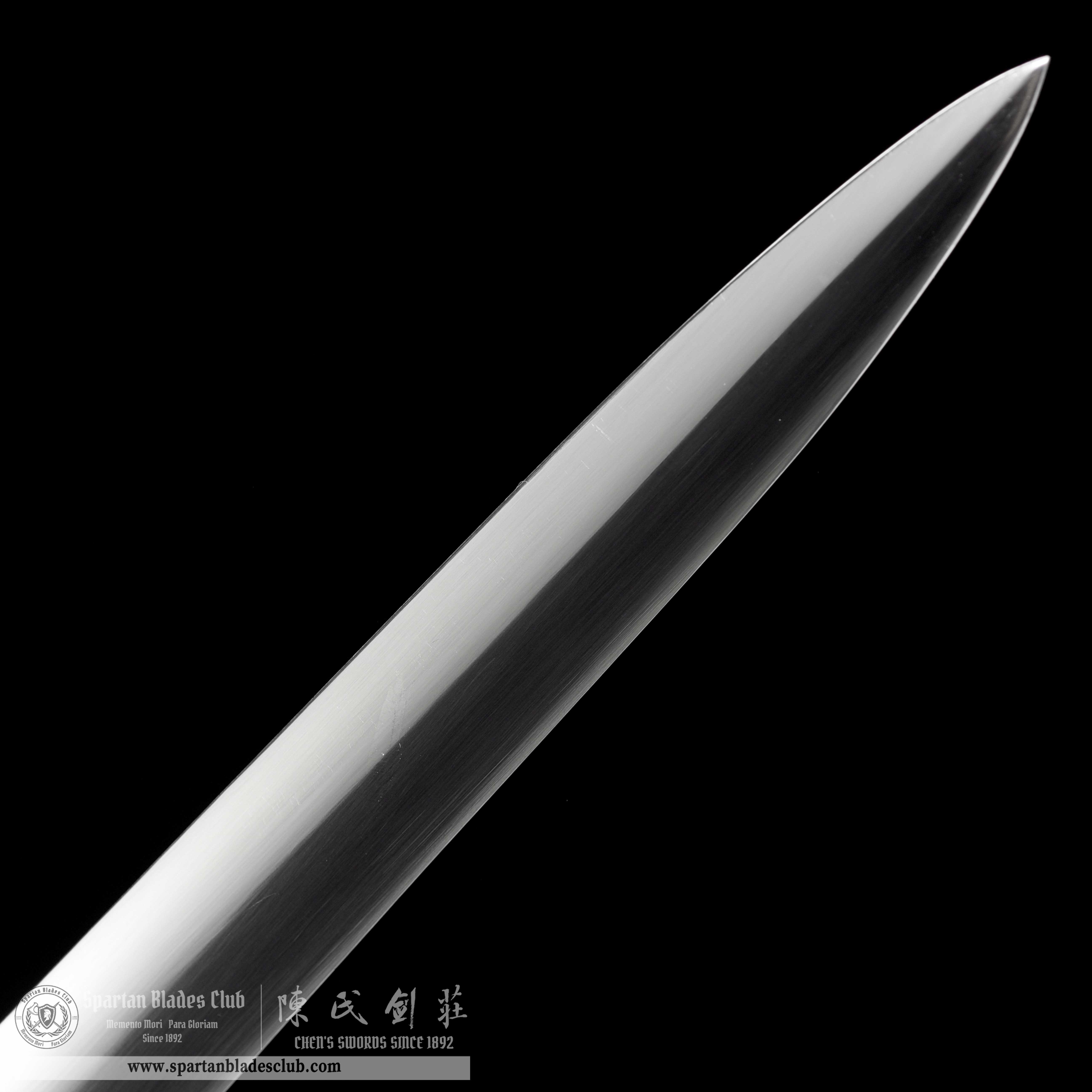 TR14｜Florentine Crossblade｜European Sword｜Manganese steel｜Black&silvery｜Battle-Ready｜Full-tang｜Spartan Blades Club｜CHEN'S SWORDS 1892 - Spartan Blades Club - 陳氏劍莊1892