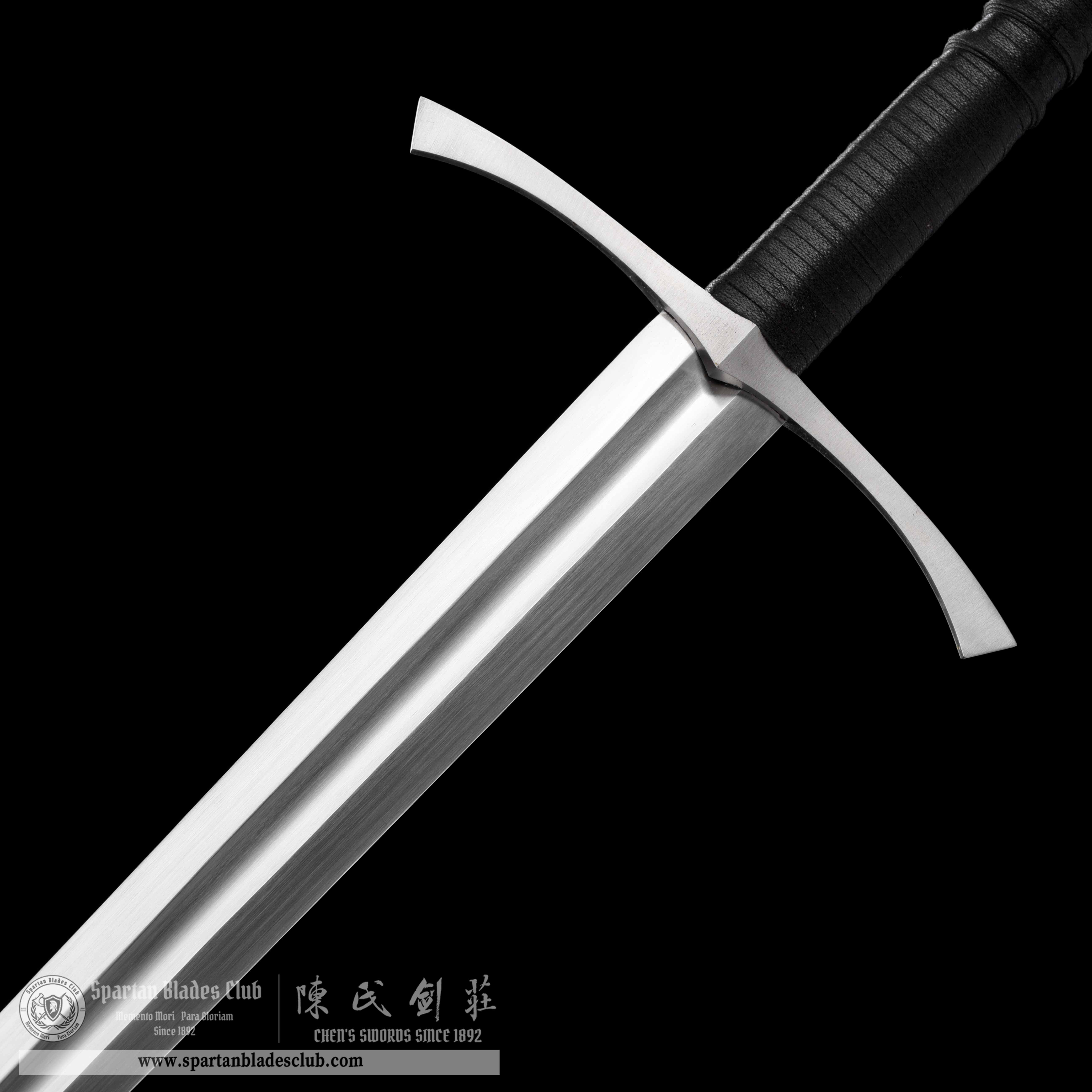 TR15｜True Hunting Longsword｜European Sword｜Manganese steel｜Black&brownish red｜Battle-Ready｜Full-tang｜Spartan Blades Club｜CHEN'S SWORDS 1892 - Spartan Blades Club - 陳氏劍莊1892