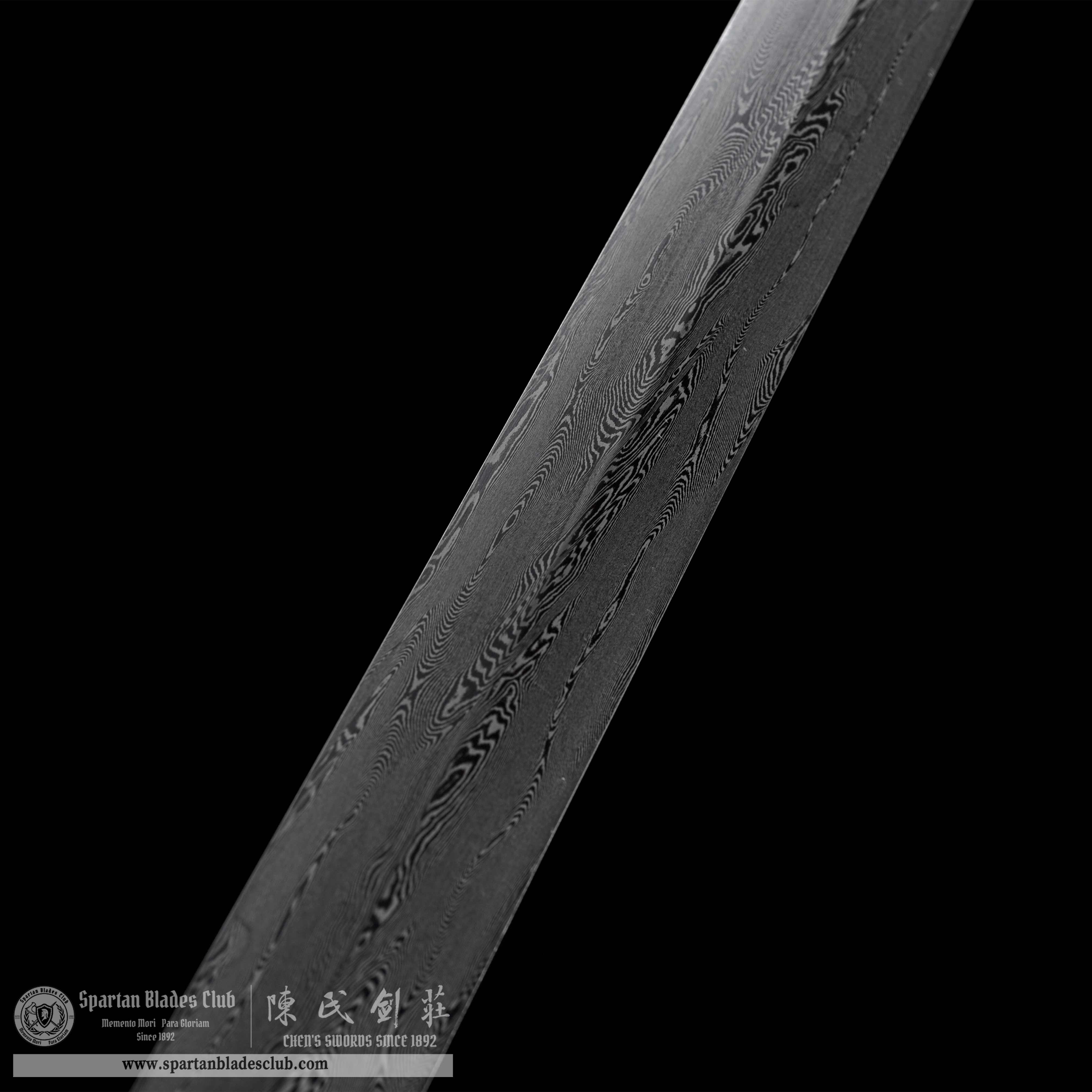 WS03｜Silver - Eagle Scepter Cane Sword｜Cane Sword｜Damascus steel｜Black&Silver｜Battle-Ready｜Full-tang｜Spartan Blades Club｜CHEN'S SWORDS 1892 - Spartan Blades Club - 陳氏劍莊1892