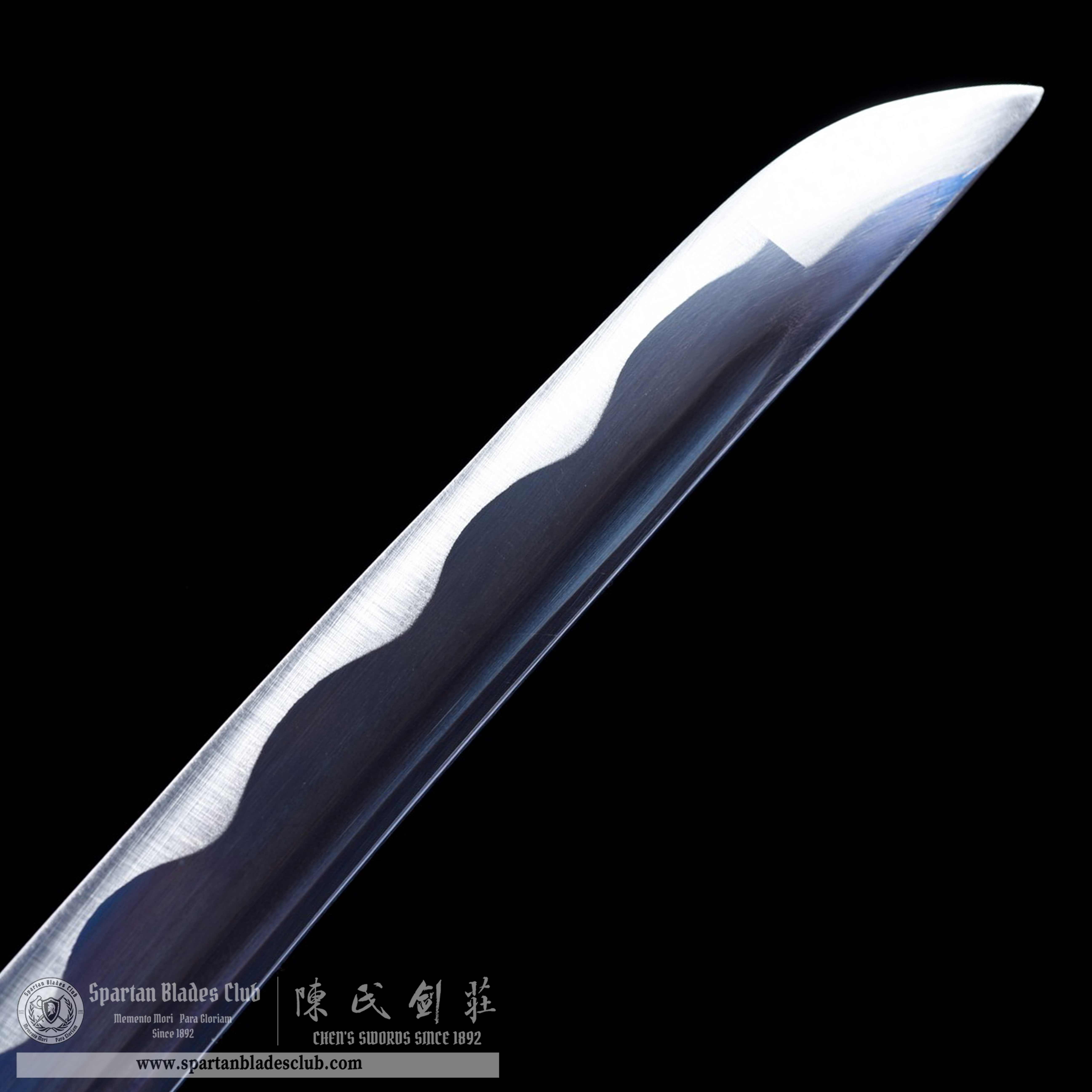 HW04｜Sōrai Samurai｜Wakizashi｜High carbon steel｜Blue｜Battle-Ready｜Full-tang｜Spartan Blades Club｜CHEN'S SWORDS 1892 - Spartan Blades Club - 陳氏劍莊1892