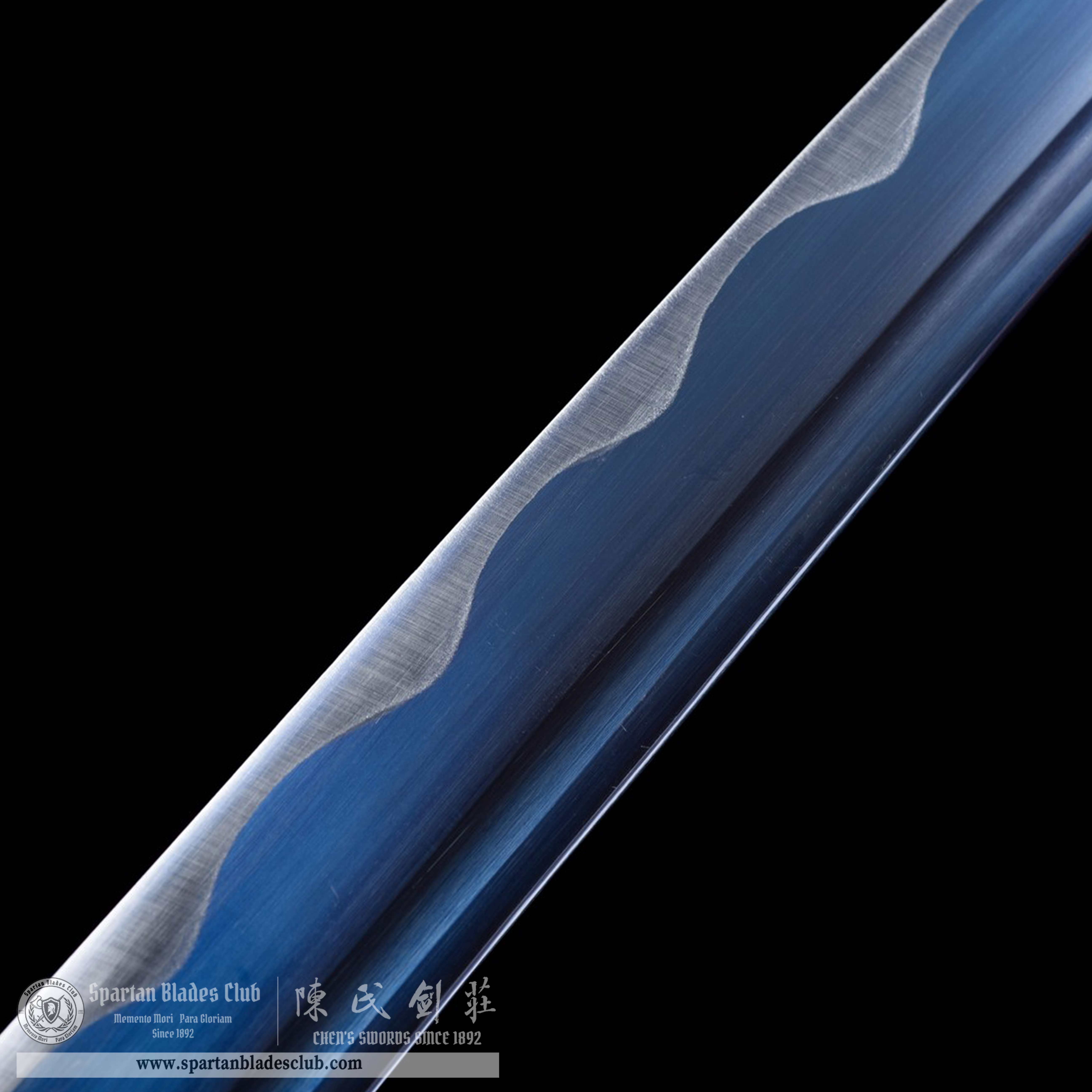 HW04｜Sōrai Samurai｜Wakizashi｜High carbon steel｜Blue｜Battle-Ready｜Full-tang｜Spartan Blades Club｜CHEN'S SWORDS 1892 - Spartan Blades Club - 陳氏劍莊1892