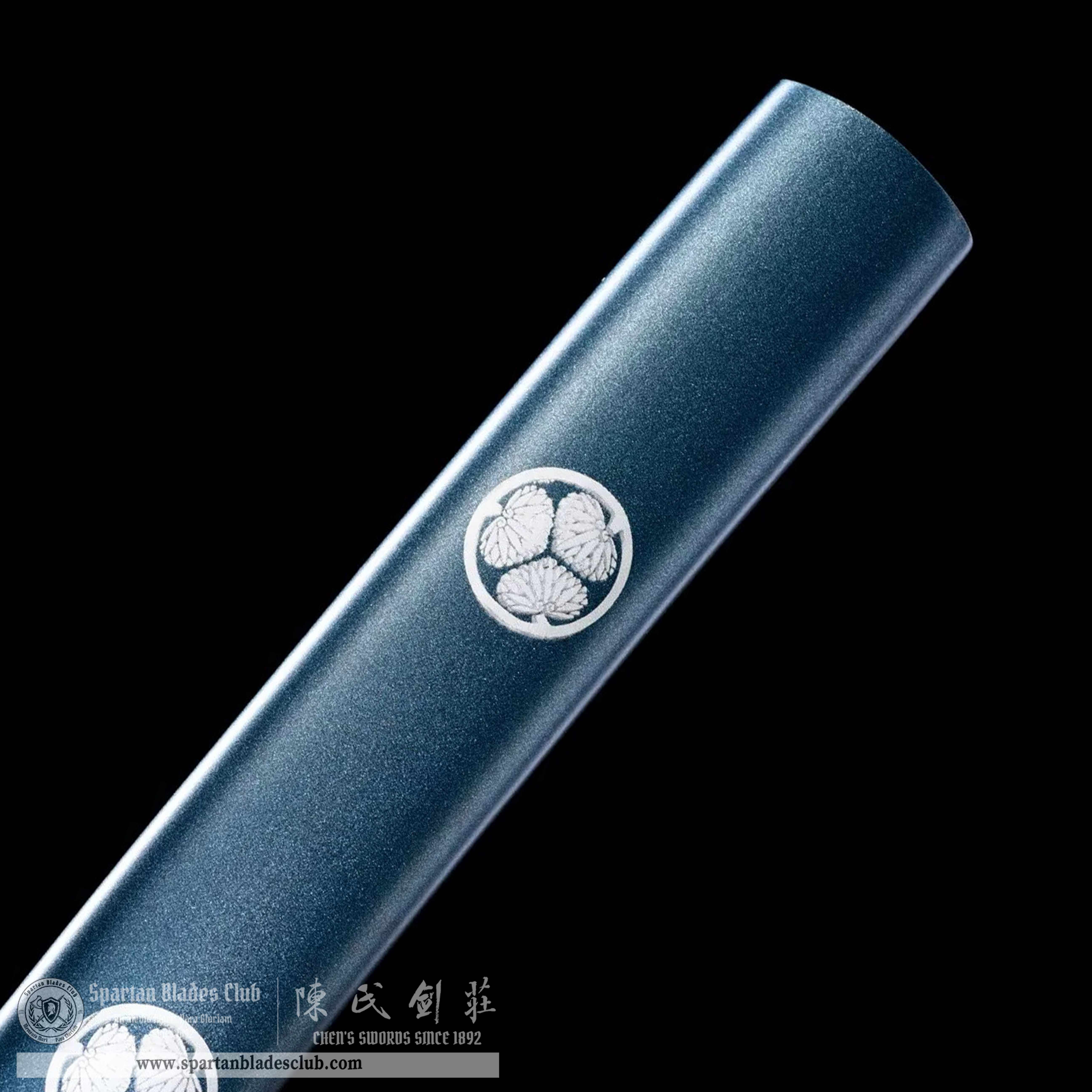 HW04｜Sōrai Samurai｜Wakizashi｜High carbon steel｜Blue｜Battle-Ready｜Full-tang｜Spartan Blades Club｜CHEN'S SWORDS 1892 - Spartan Blades Club - 陳氏劍莊1892