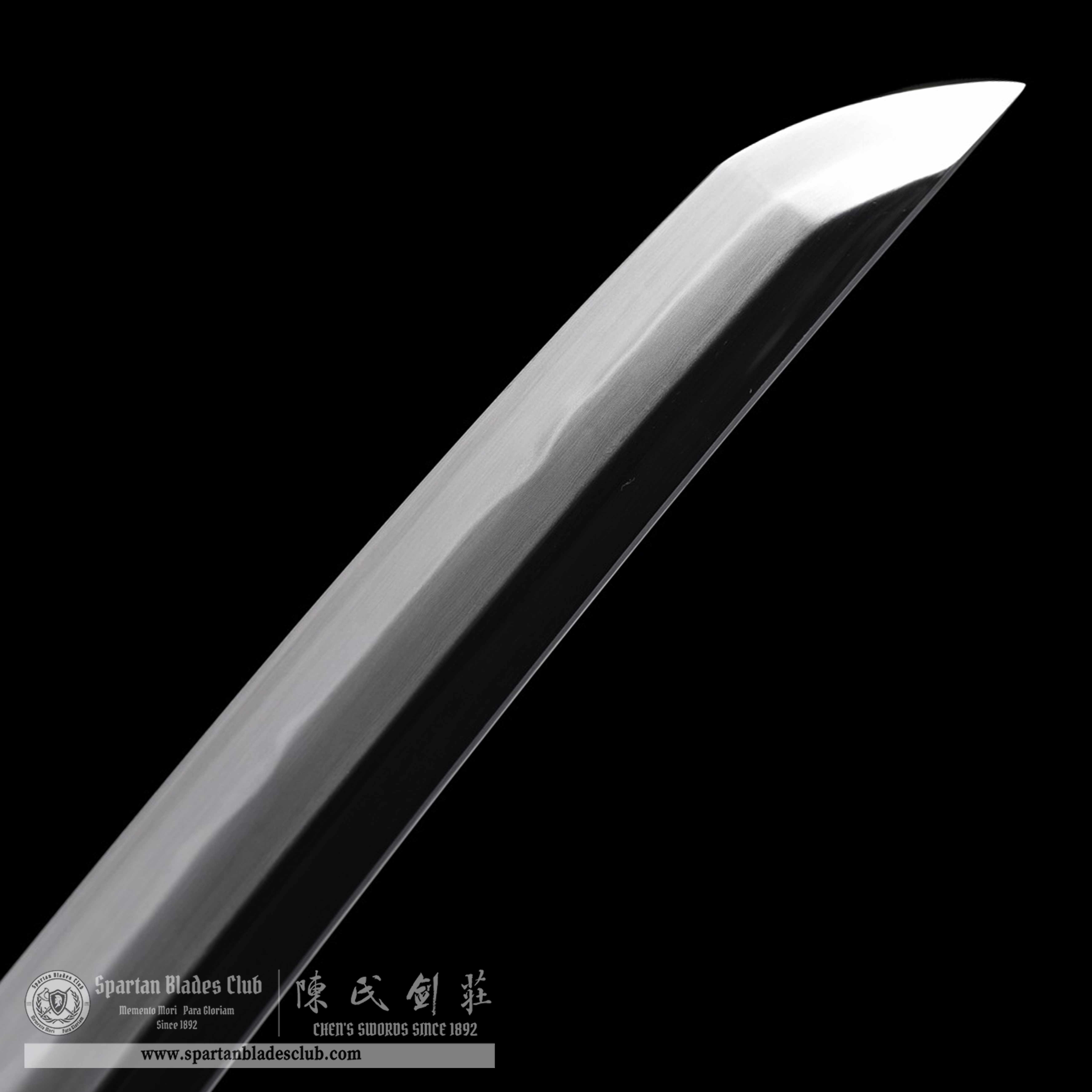 HW07 | Namigoku Samurai | Wakizashi | Traditional Folded Steel | Blue | Battle-Ready | Full-tang | Spartan Blades Club | CHEN'S SWORDS 1892 - Spartan Blades Club - 陳氏劍莊1892