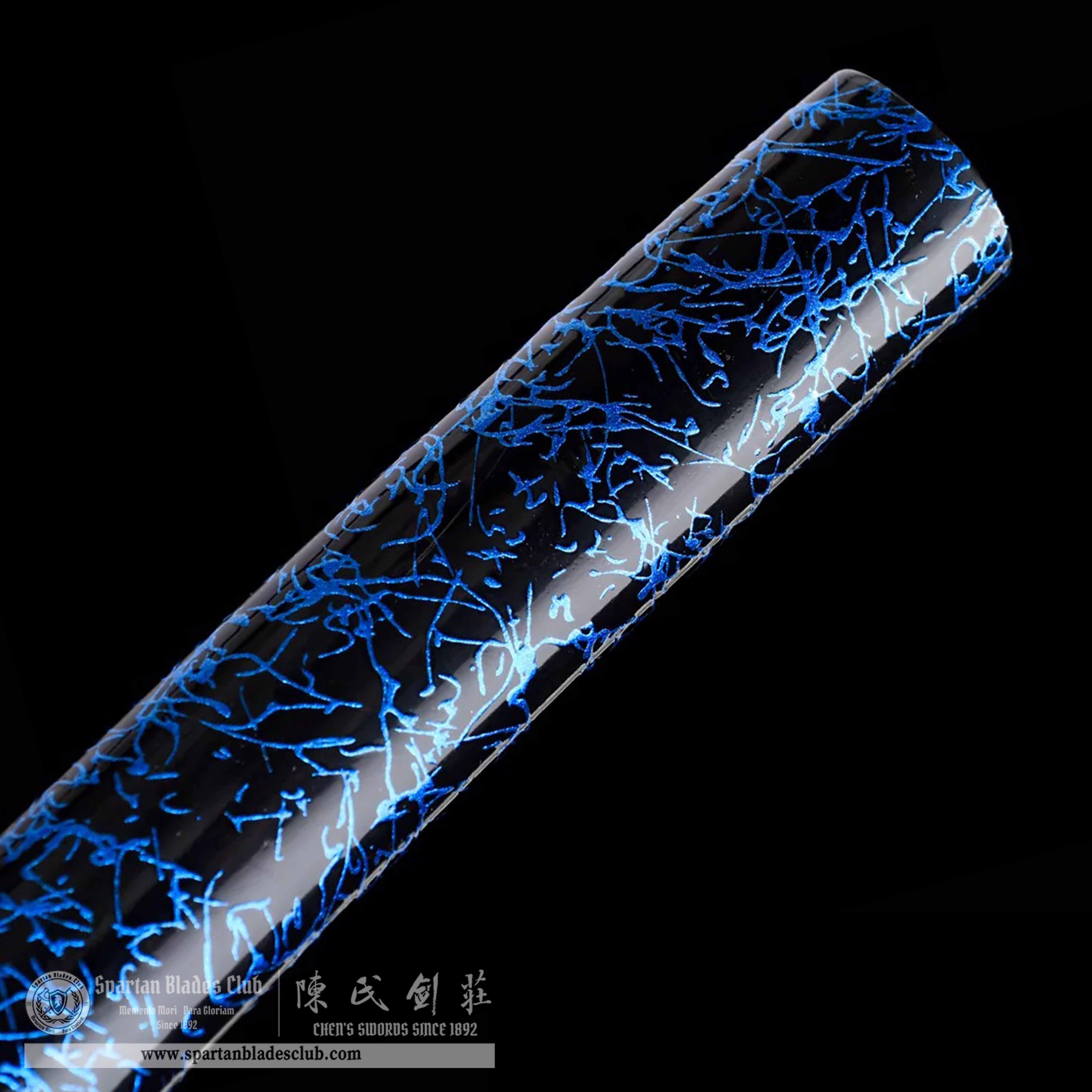 HW07 | Namigoku Samurai | Wakizashi | Traditional Folded Steel | Blue | Battle-Ready | Full-tang | Spartan Blades Club | CHEN'S SWORDS 1892 - Spartan Blades Club - 陳氏劍莊1892