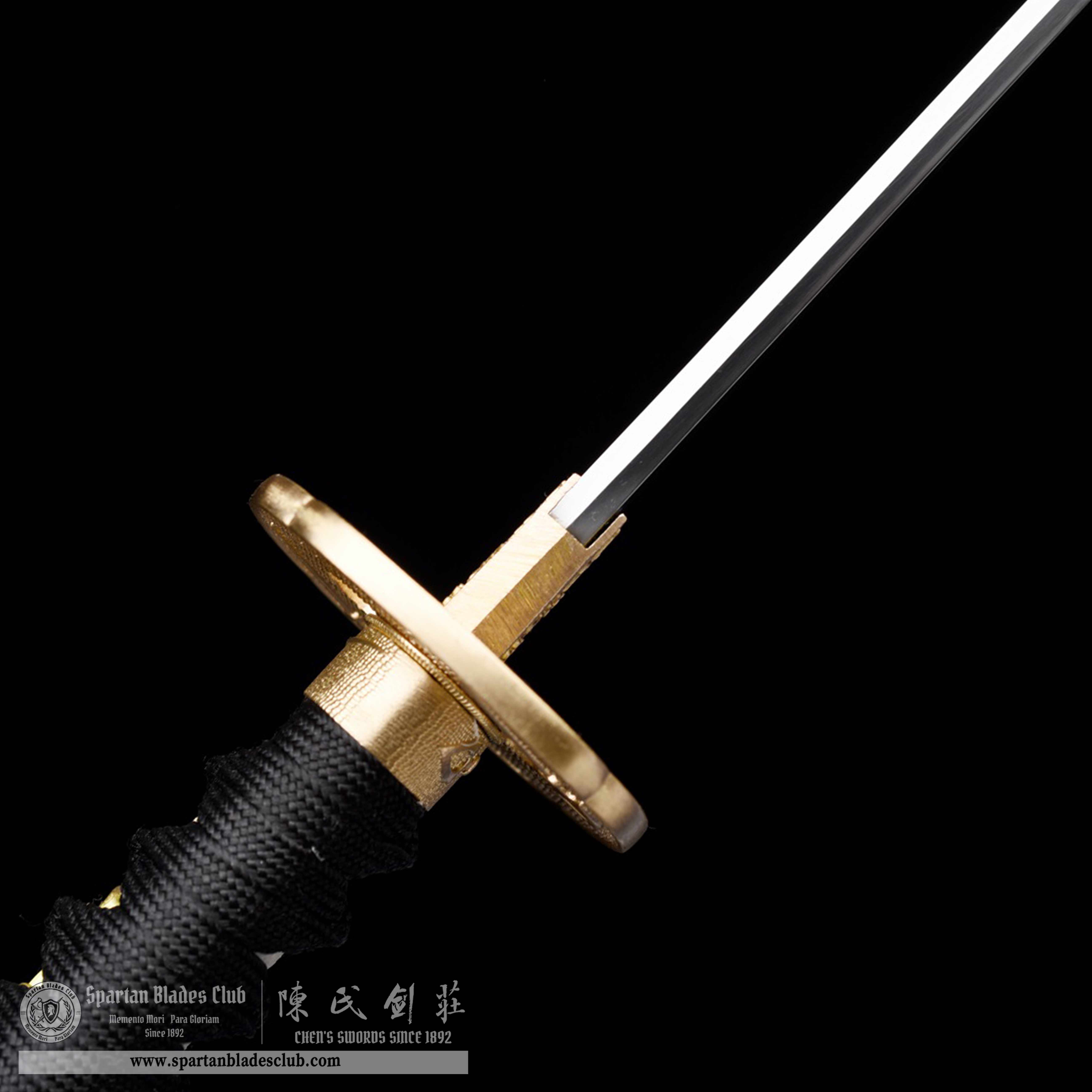 HW09 | Kuro Sōyaki Blade | Wakizashi | T10 Steel | Clay-tempered | Hitatsura Hamon | Black | Battle-Ready | Full-tang | Spartan Blades Club | CHEN'S SWORDS 1892 - Spartan Blades Club - 陳氏劍莊1892