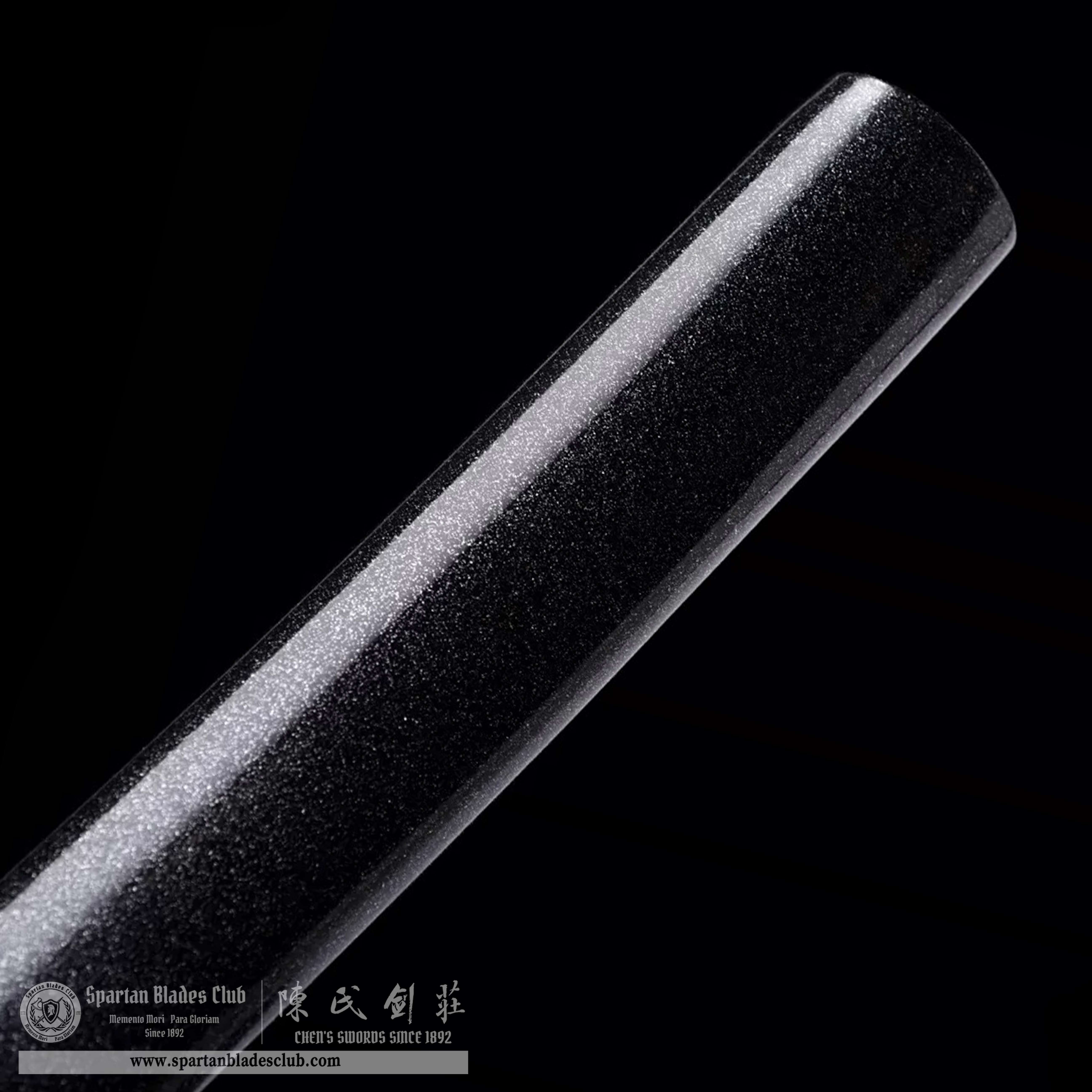 HW09 | Kuro Sōyaki Blade | Wakizashi | T10 Steel | Clay-tempered | Hitatsura Hamon | Black | Battle-Ready | Full-tang | Spartan Blades Club | CHEN'S SWORDS 1892 - Spartan Blades Club - 陳氏劍莊1892