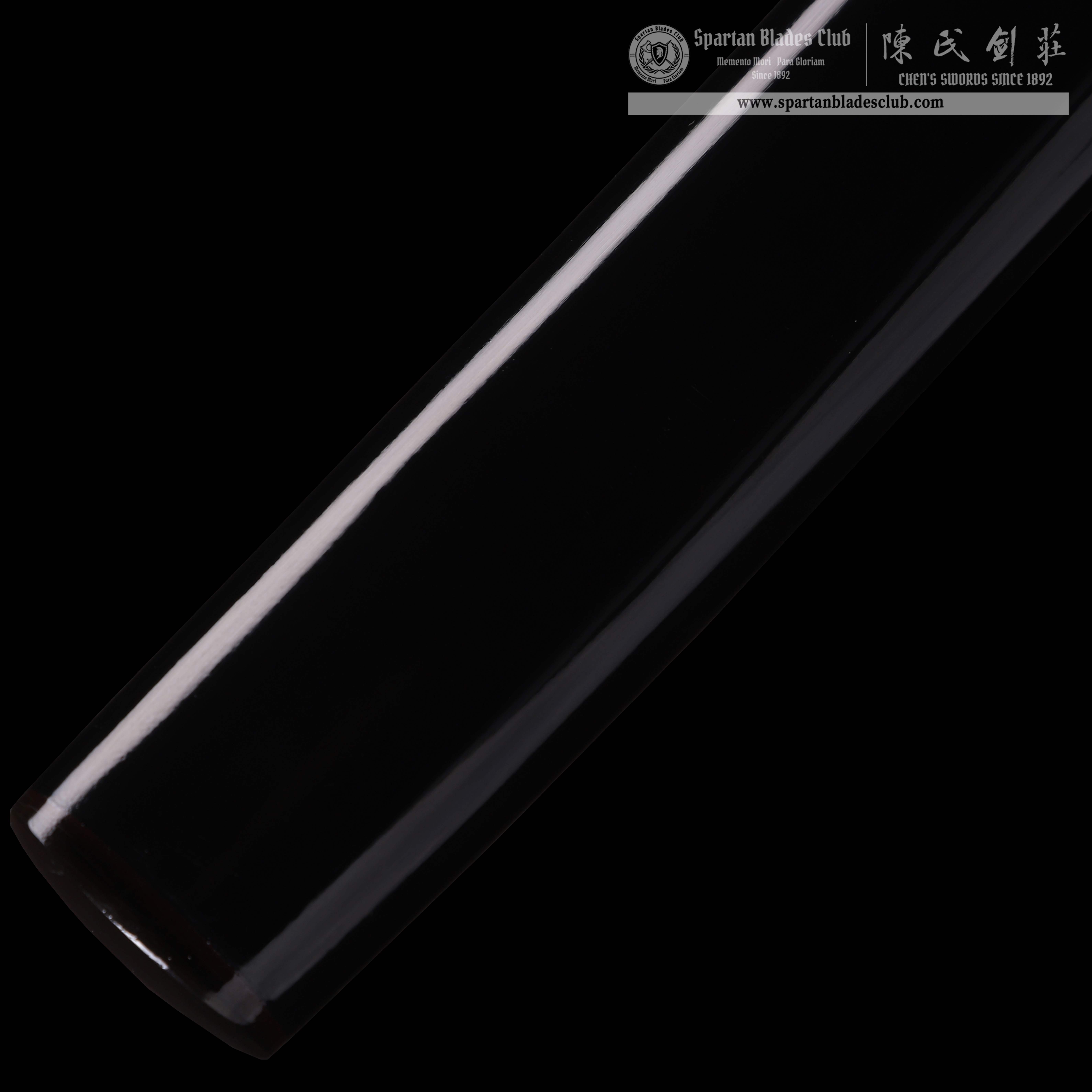 HY41｜Hero-arrow｜Wakizashi｜Damascus steel｜Clay-tempered Three-color Polishing｜Real hamon｜Black&brown｜Arrow｜Battle-Ready｜Full-tang｜Spartan Blades Club｜CHEN'S SWORDS 1892 - Spartan Blades Club - 陳氏劍莊1892