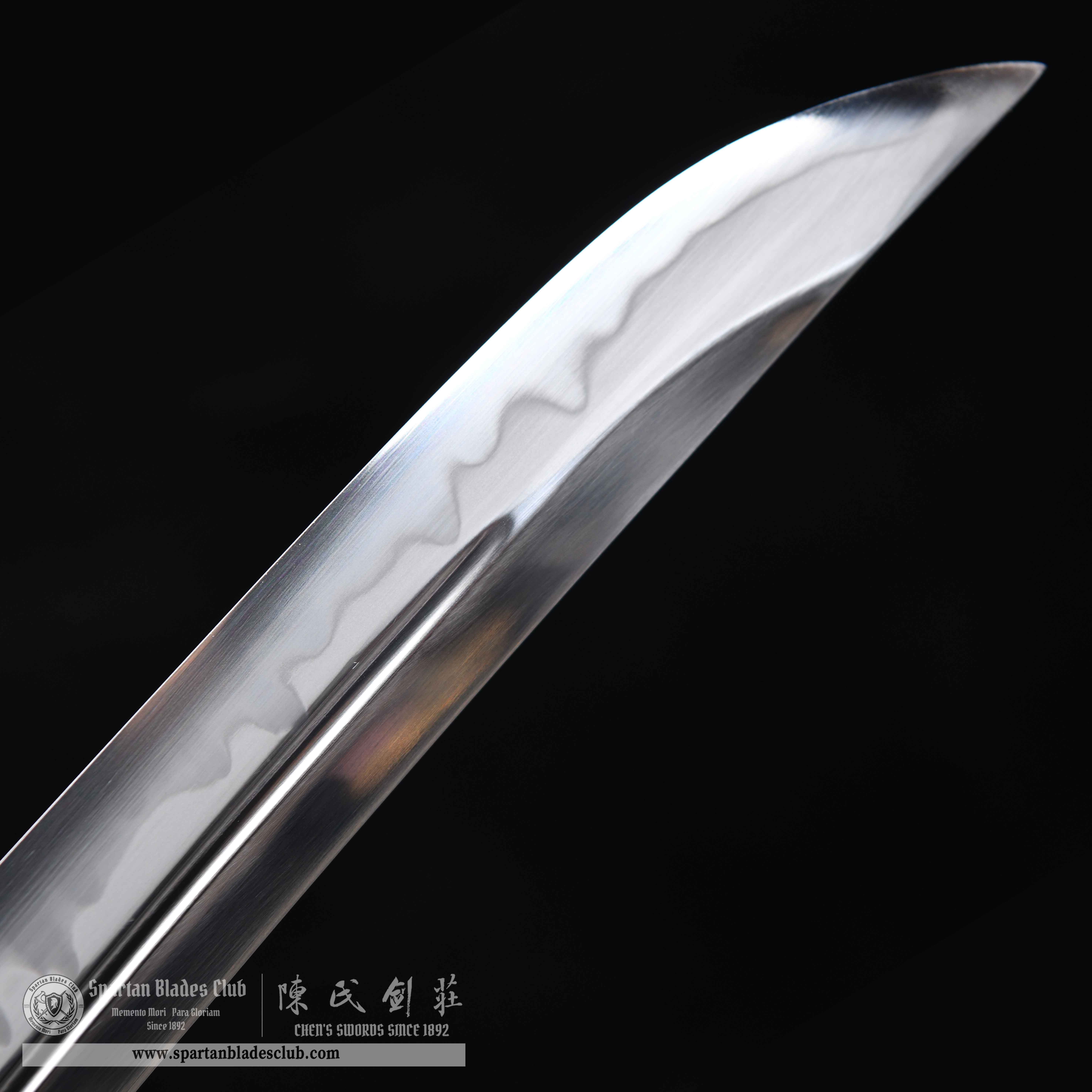HY51|🌸Red Plum|Tanto|T10 Steel|Clay-tempered|Real Hamo|Red&Black|Battle-Ready|Full-tang|Spartan Blades Club|CHEN'S SWORDS 1892 - Spartan Blades Club