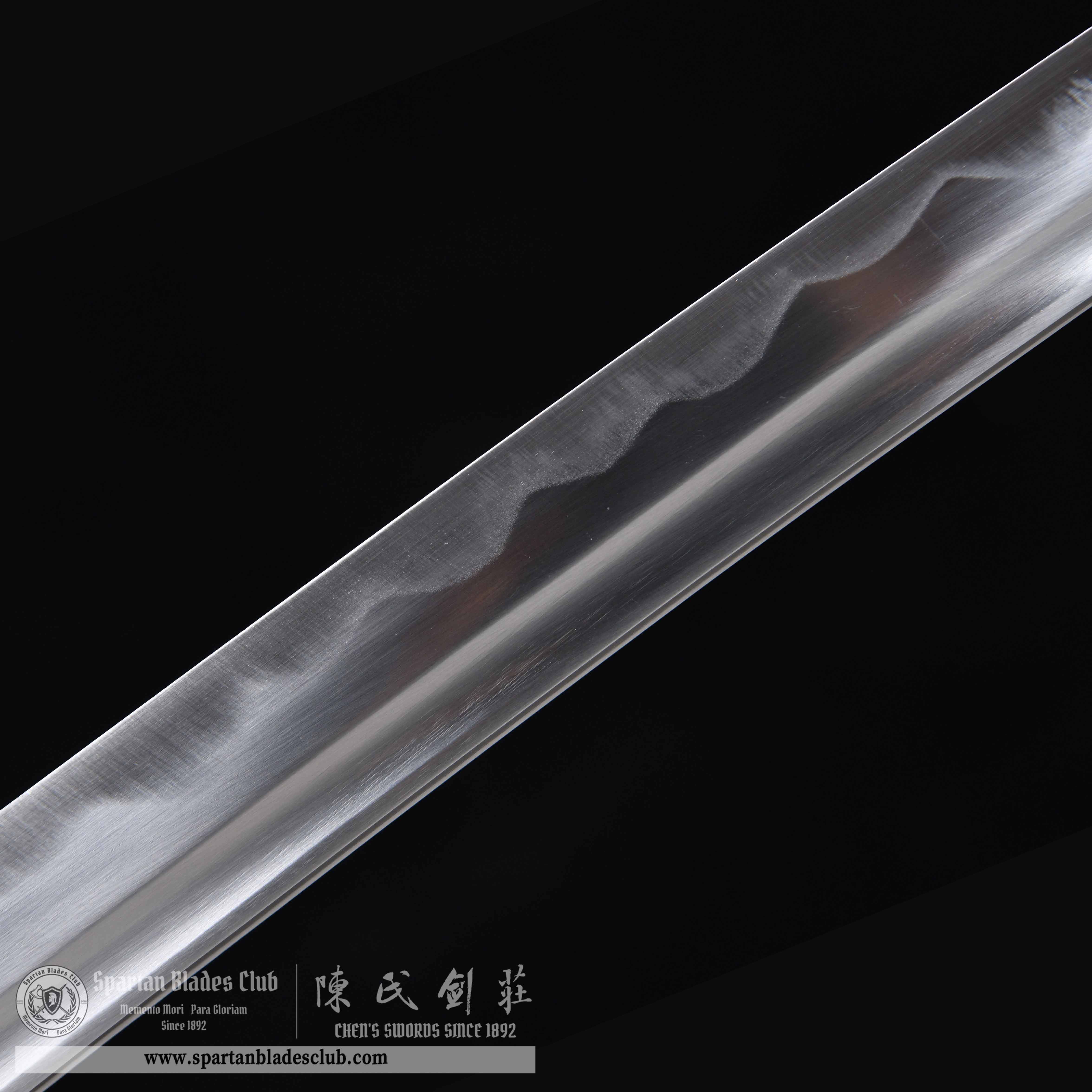 HY48 | Ginryūmei Samurai | Katana | High manganese steel | Silver | Battle-Ready |Full-tang |Spartan Blades Club | CHEN'S SWORDS 1892 - Spartan Blades Club - 陳氏劍莊1892