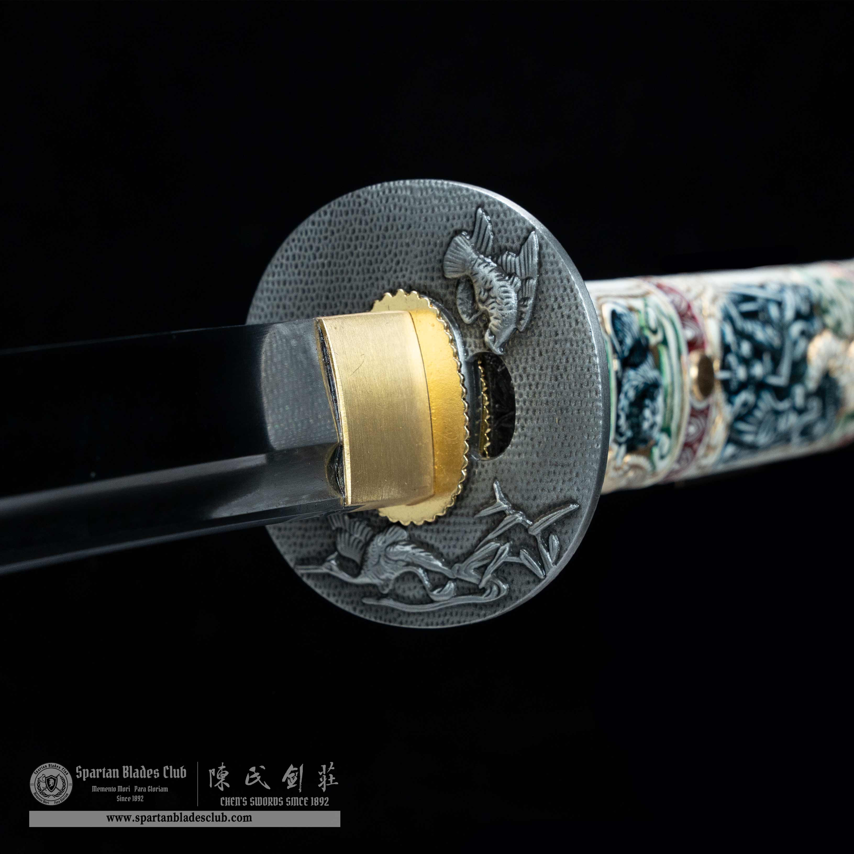 HY53 | Highlander Katana | Katana | High carbon steel | Black | Highlander | Dragon | Battle-Ready | Full-tang | Spartan Blades Club | CHEN'S SWORDS 1892 - Spartan Blades Club