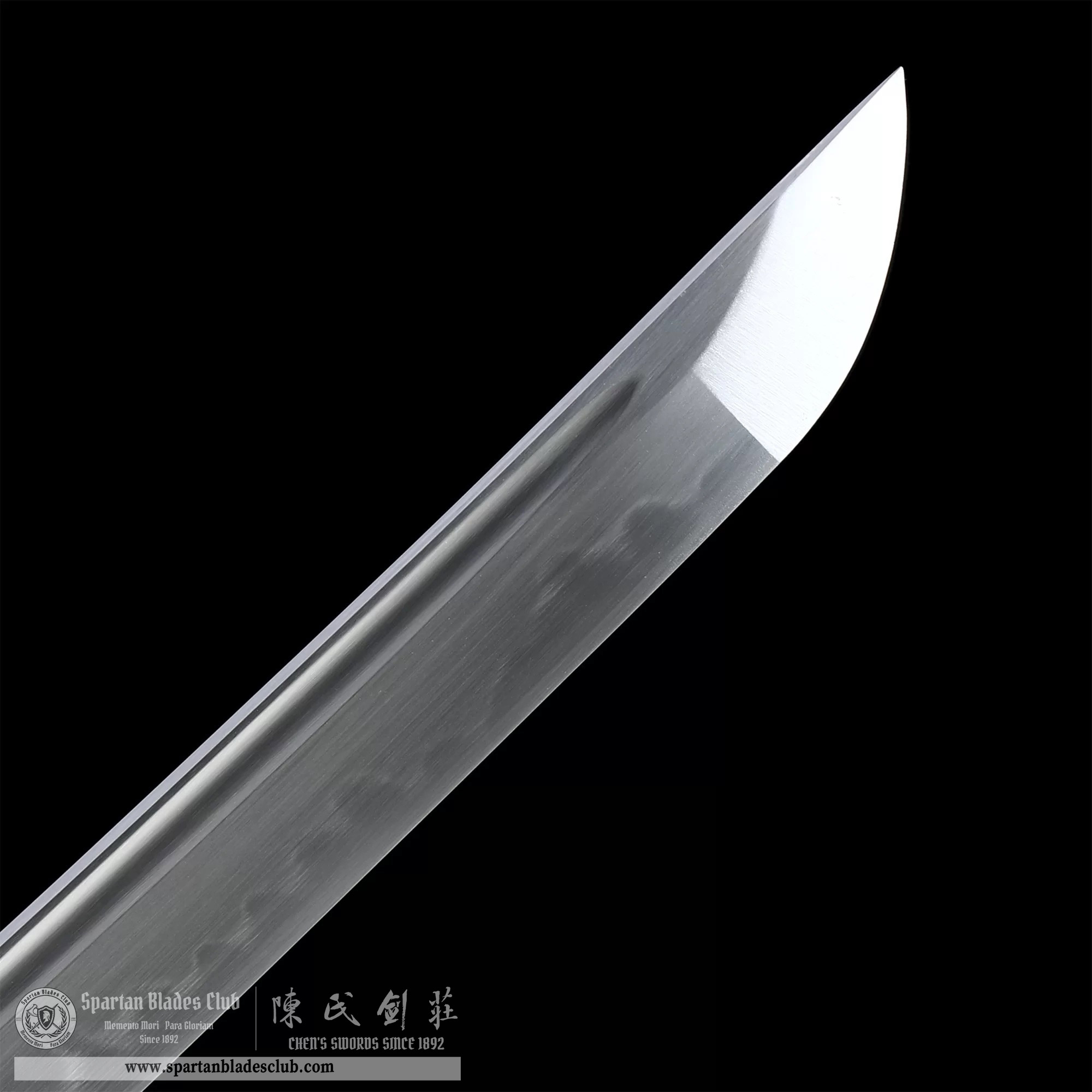 HY57 | O-Ren Ishii's Shirasaya sword in Kill Bill | Shirasaya | T10 Steel Clay-tempered Real Hamon | Black | sakura | Battle-Ready | Full-tang | Spartan Blades Club | CHEN'S SWORDS 1892 - Spartan Blades Club - 陳氏劍莊1892