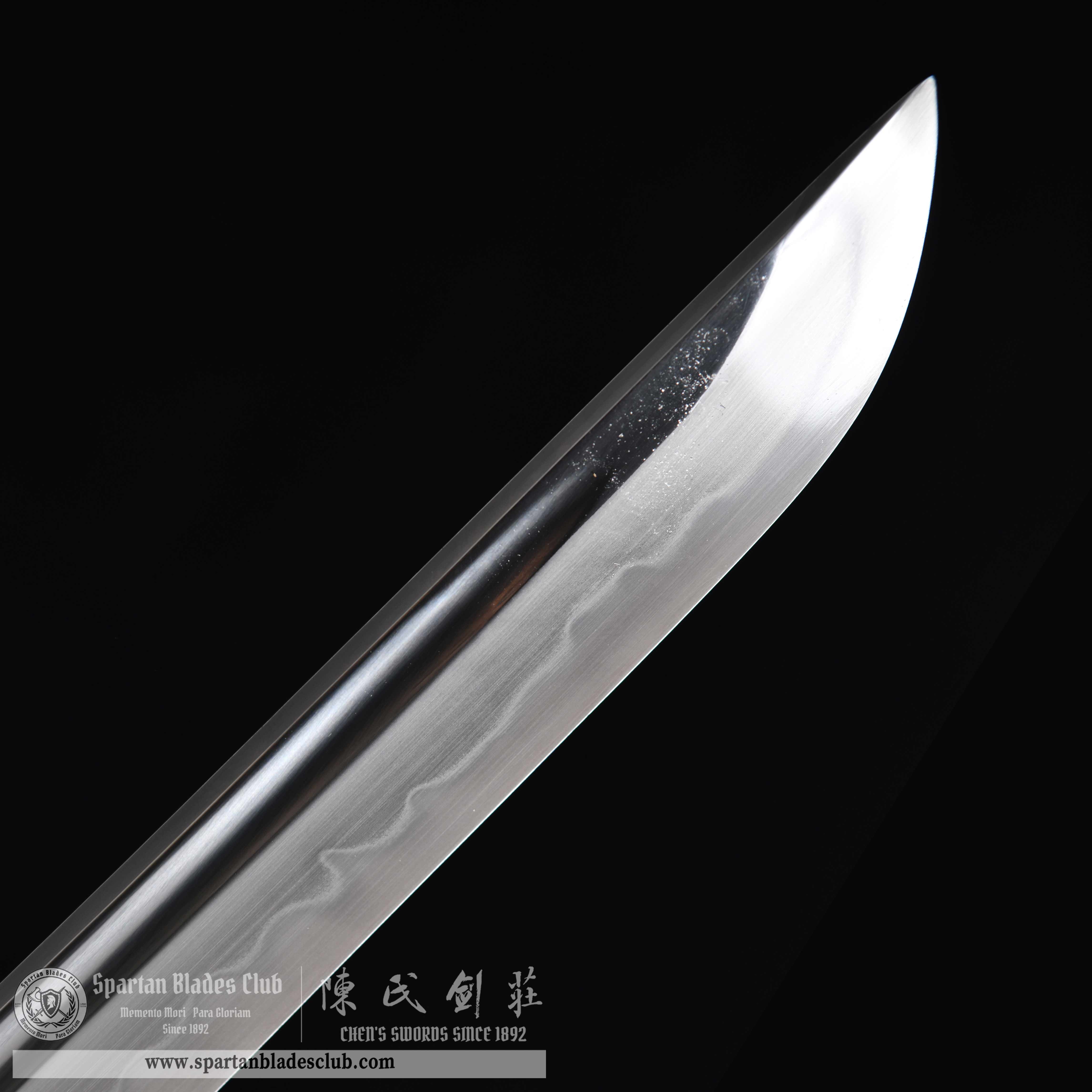 HY67 | Nezha | Katana | T10 steel | Clay-tempered | Real Hamon | Black&Red&Silvery | Battle-Ready | Full-tang | Spartan Blades Club | CHEN'S SWORDS 1892 - Spartan Blades Club - 陳氏劍莊1892