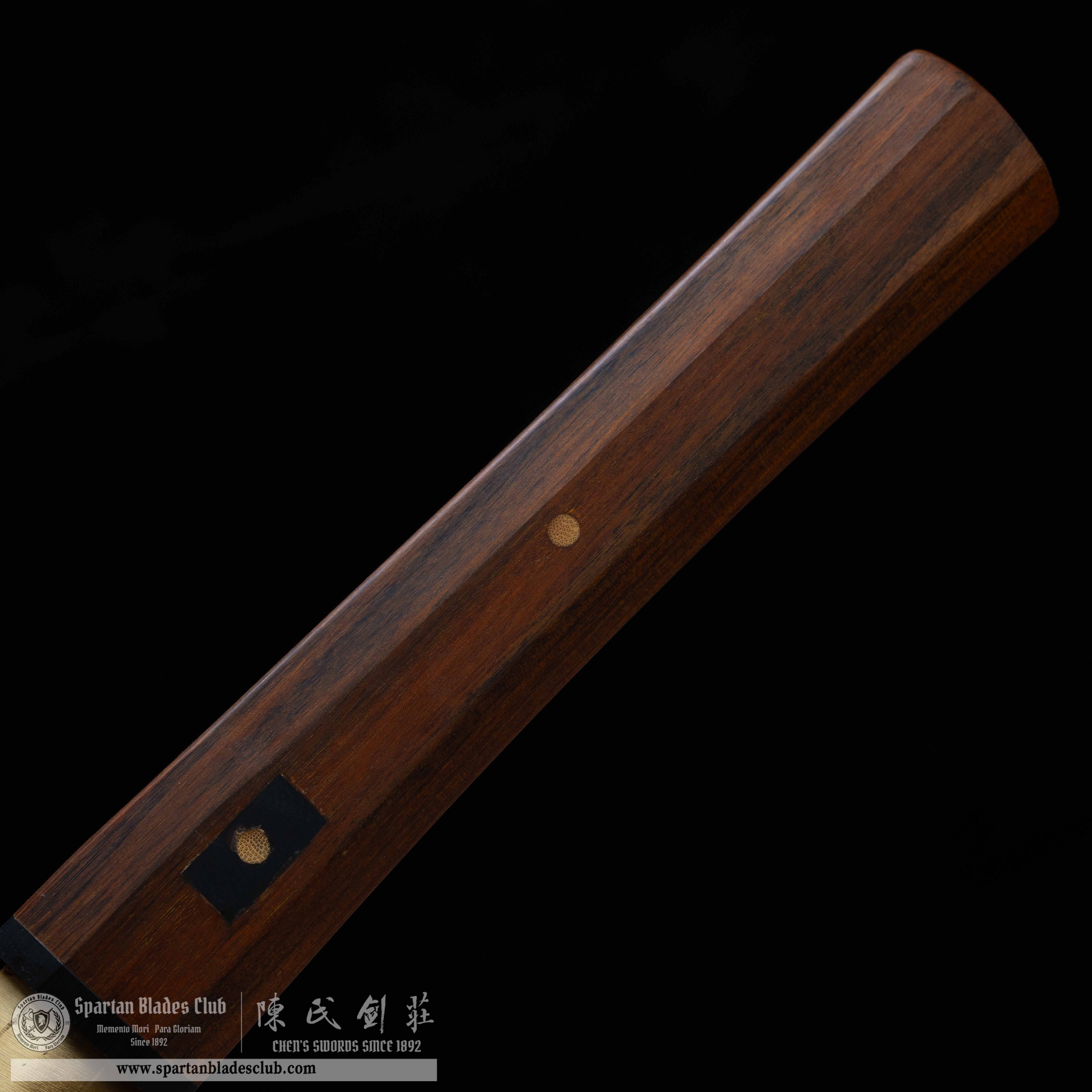 HY65 | IPE Soul Daisho Set | Katana | Wakizashi | Tanto | T10 steel | Clay-tempered | Real Hamon | Brown | Ray-skin | Battle-Ready | Full-tang | Spartan Blades Club | CHEN'S SWORDS 1892 - Spartan Blades Club - 陳氏劍莊1892