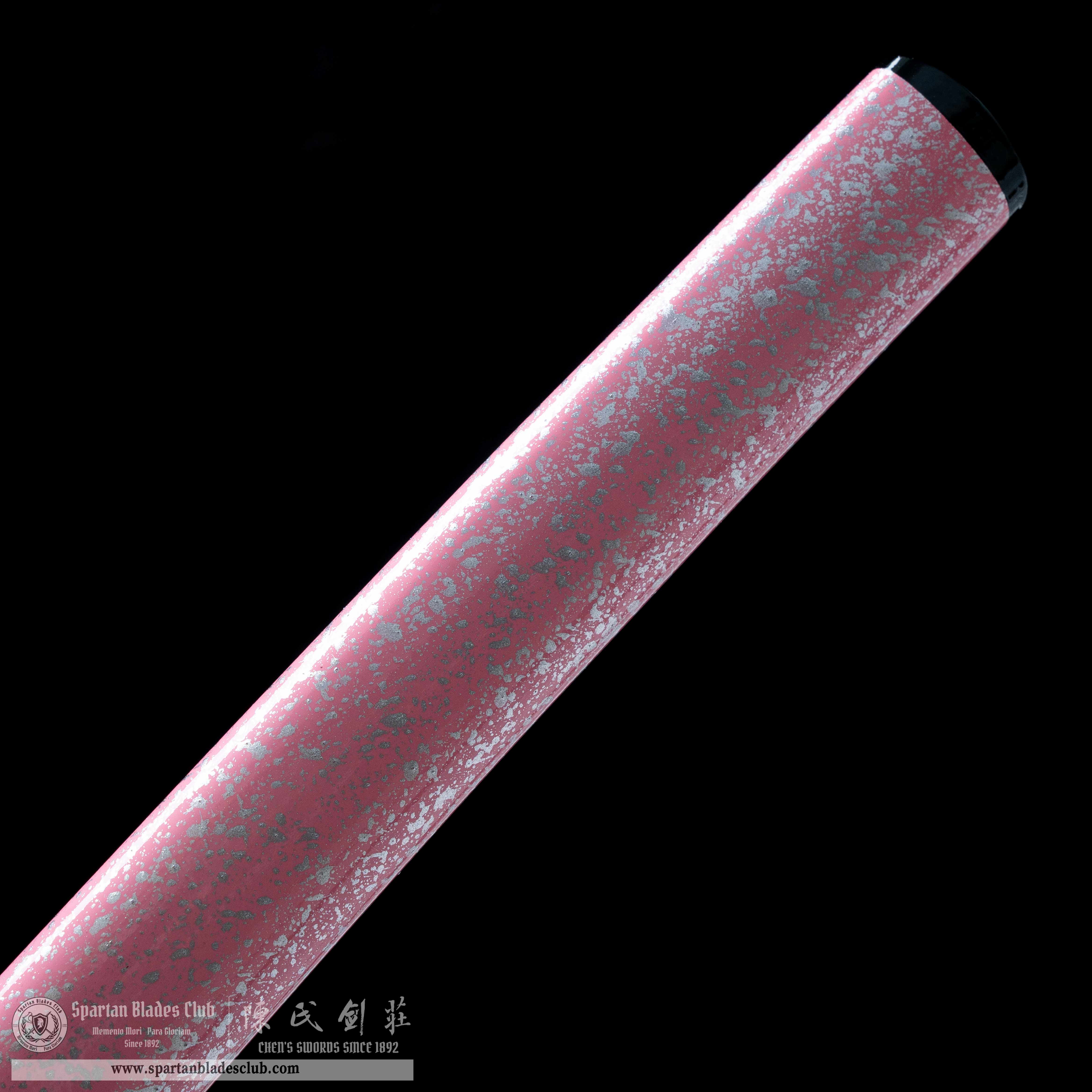 HY69 | Yami Sakura Samurai | Katana | Carbon steel | Watermark Pattern |  Pink | Full-tang | Spartan Blades Club | CHEN'S SWORDS 1892 - Spartan Blades Club - 陳氏劍莊1892