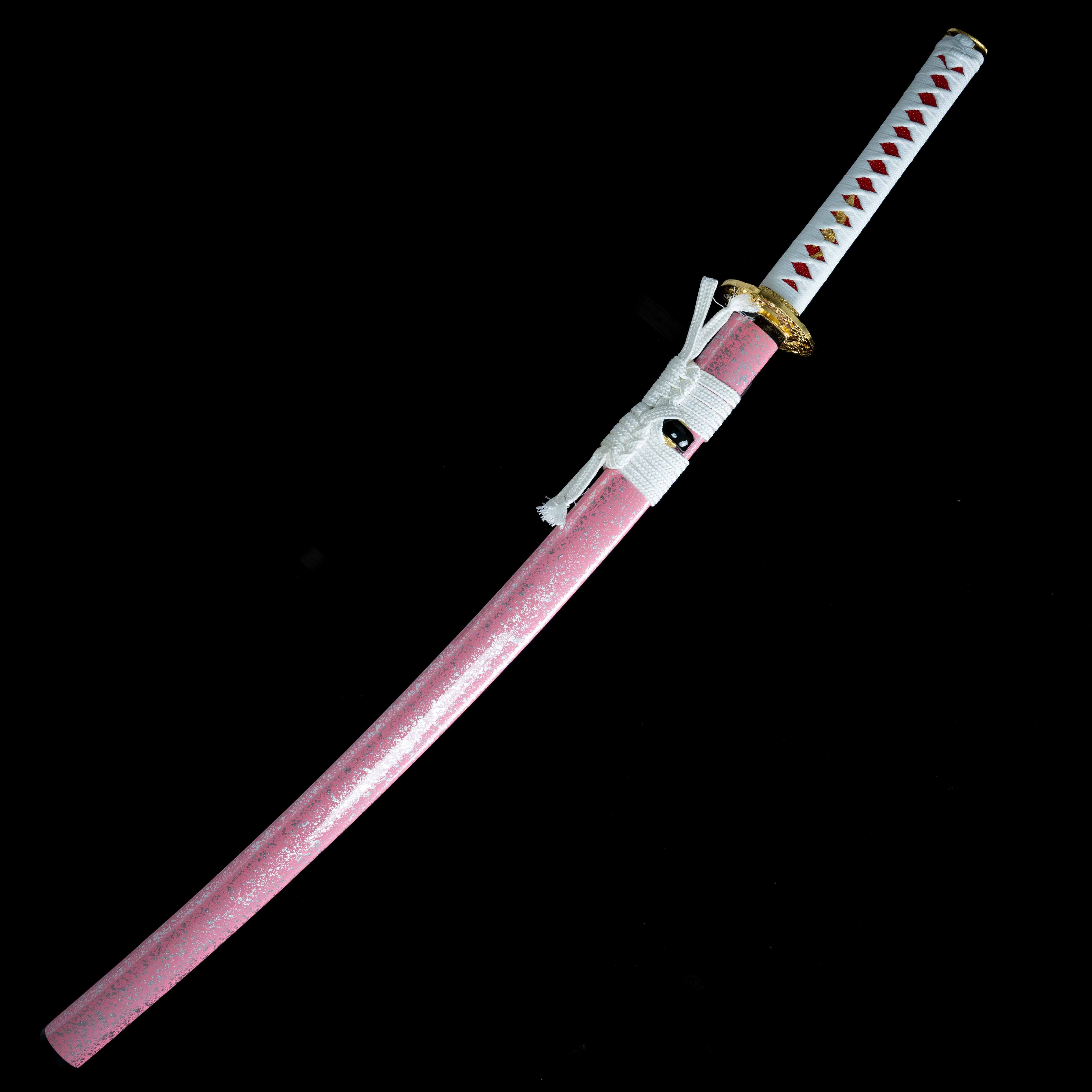 HY69 | Yami Sakura Samurai | Katana | Carbon steel | Watermark Pattern |  Pink | Full-tang | Spartan Blades Club | CHEN'S SWORDS 1892 - Spartan Blades Club - 陳氏劍莊1892