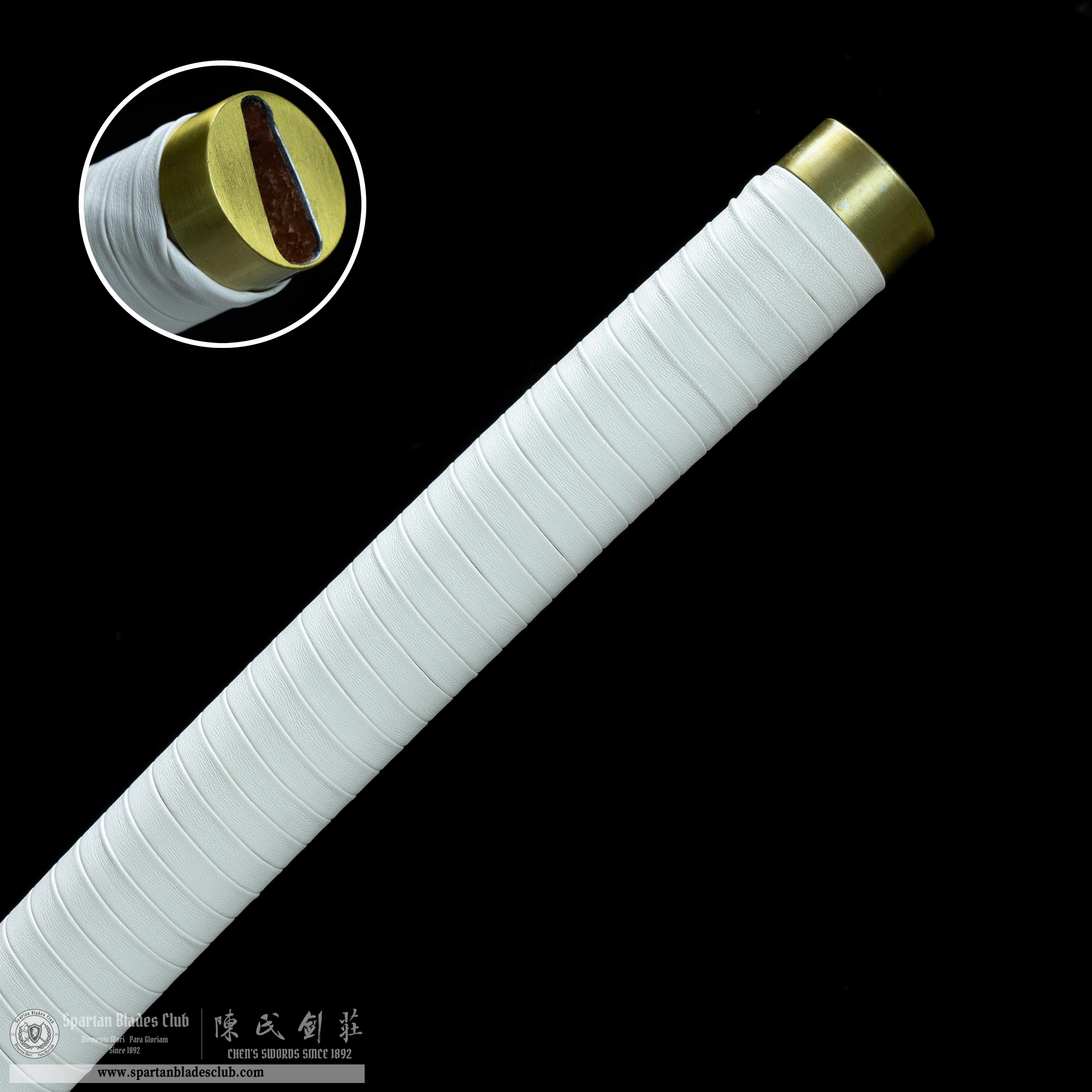 HY75 | Nozarashi, Kenpachi Zaraki's Zanpakuto | BLEACH | Anime Sword | T10 steel | Clay-tempered | Real Hamon | White | Battle-Ready | Full-tang | Spartan Blades Club | CHEN'S SWORDS 1892 - Spartan Blades Club - 陳氏劍莊1892