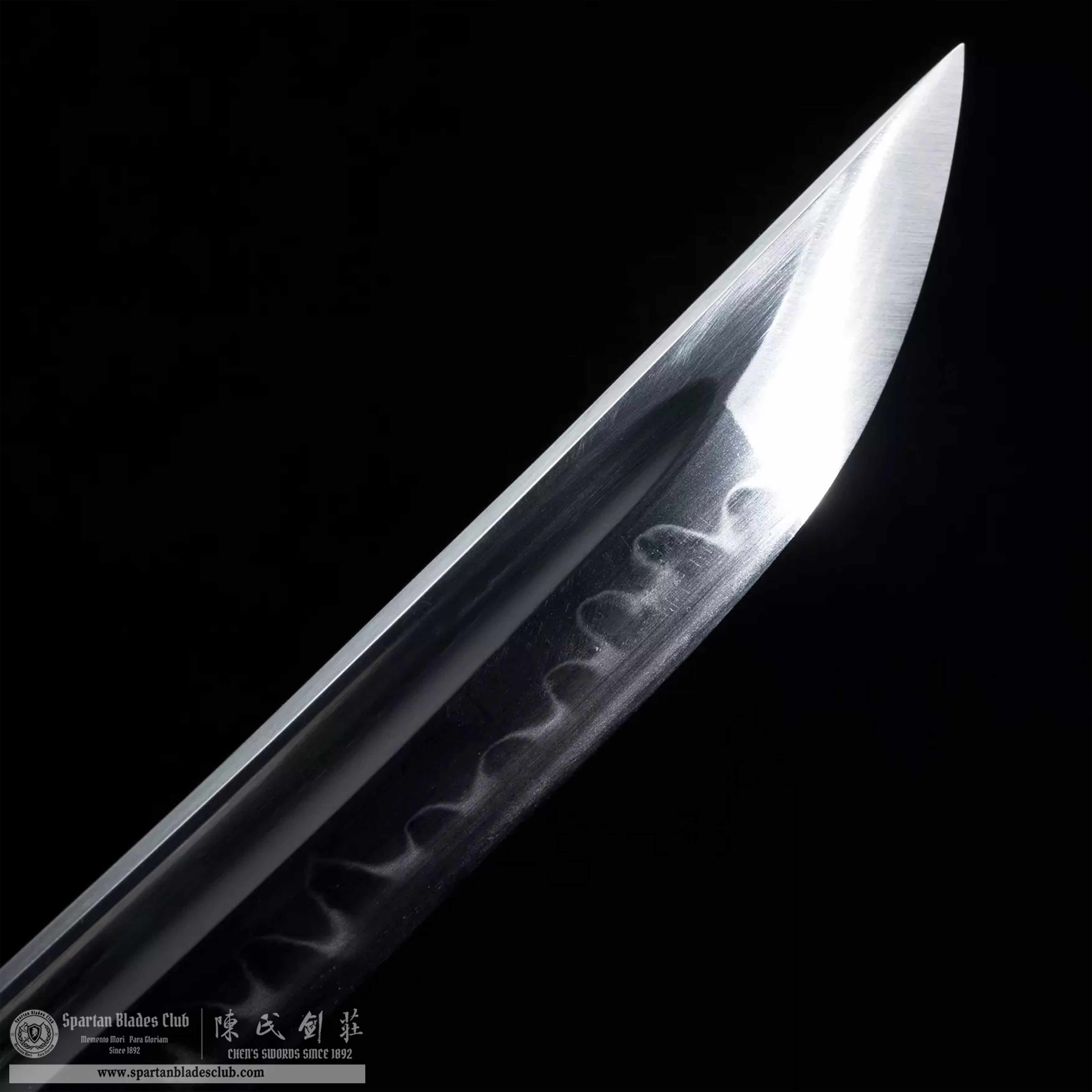 HY75 | Nozarashi, Kenpachi Zaraki's Zanpakuto | BLEACH | Anime Sword | T10 steel | Clay-tempered | Real Hamon | White | Battle-Ready | Full-tang | Spartan Blades Club | CHEN'S SWORDS 1892 - Spartan Blades Club - 陳氏劍莊1892