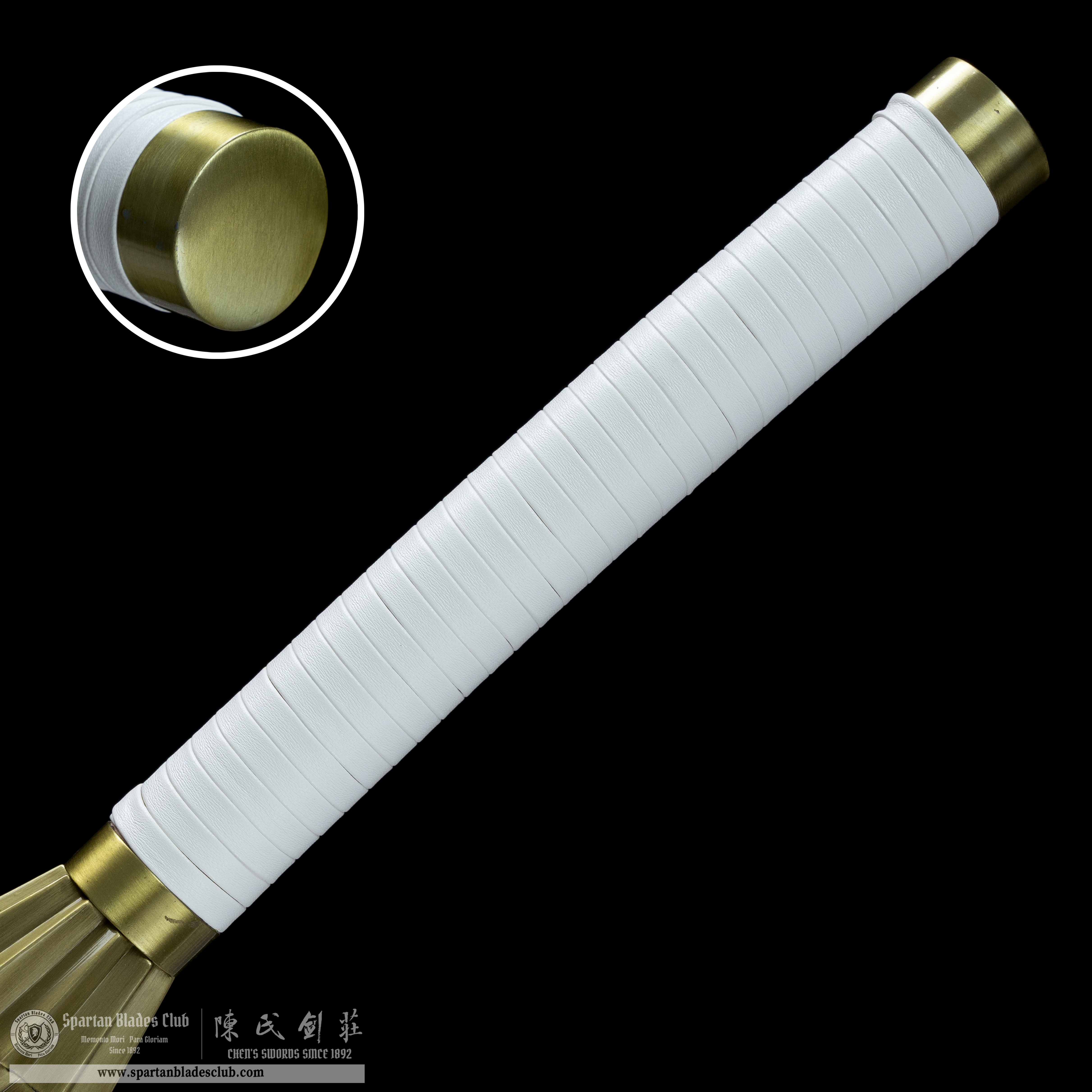 HY75 | Nozarashi, Kenpachi Zaraki's Zanpakuto | BLEACH | Anime Sword | T10 steel | Clay-tempered | Real Hamon | White | Battle-Ready | Full-tang | Spartan Blades Club | CHEN'S SWORDS 1892 - Spartan Blades Club - 陳氏劍莊1892