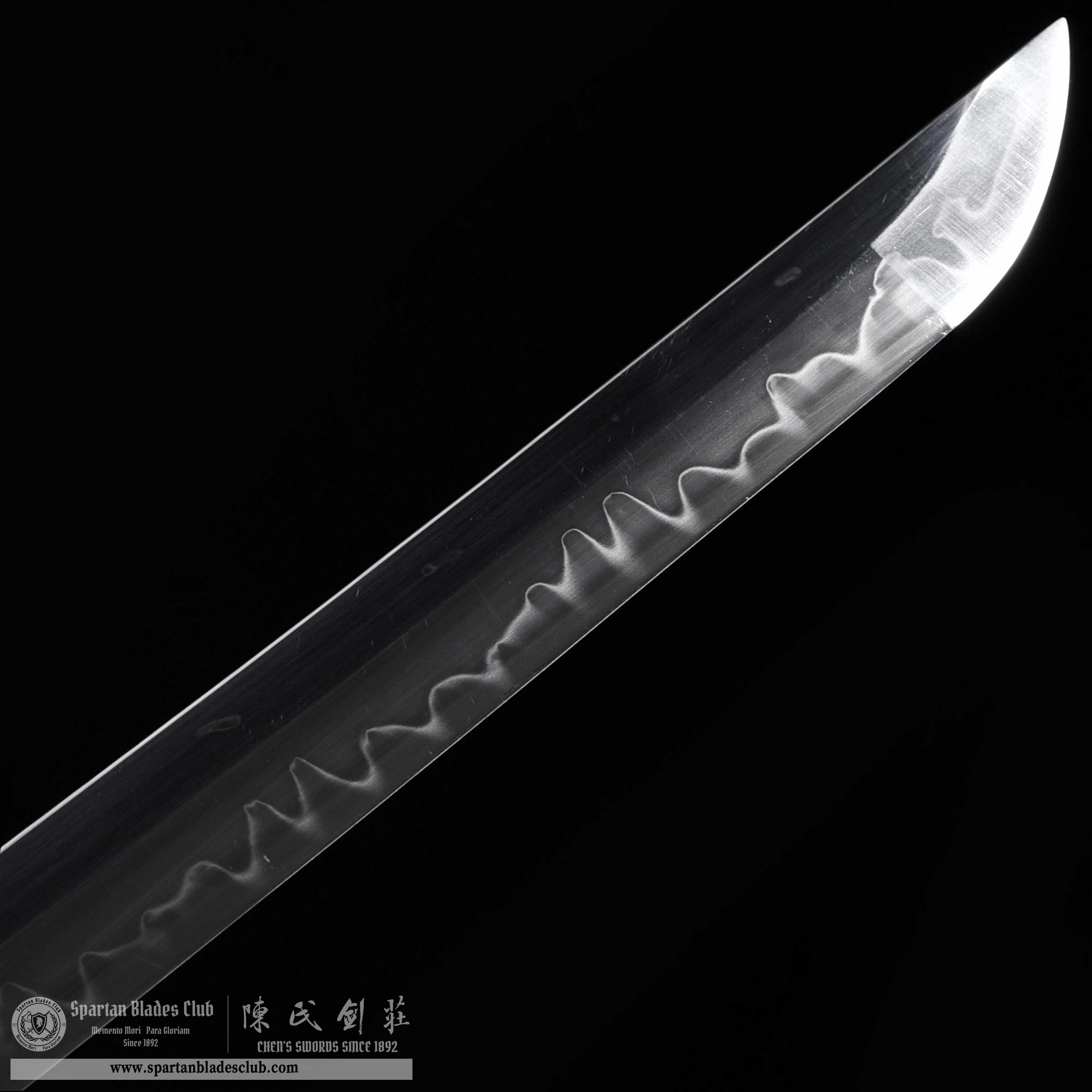 HY77 | Qing Loong Blade | Katana | T10 steel | Clay-tempered | Real Hamon | green | Loong(Chinese Dragon) | Battle-Ready | Full-tang | Spartan Blades Club | CHEN'S SWORDS 1892 - Spartan Blades Club - 陳氏劍莊1892