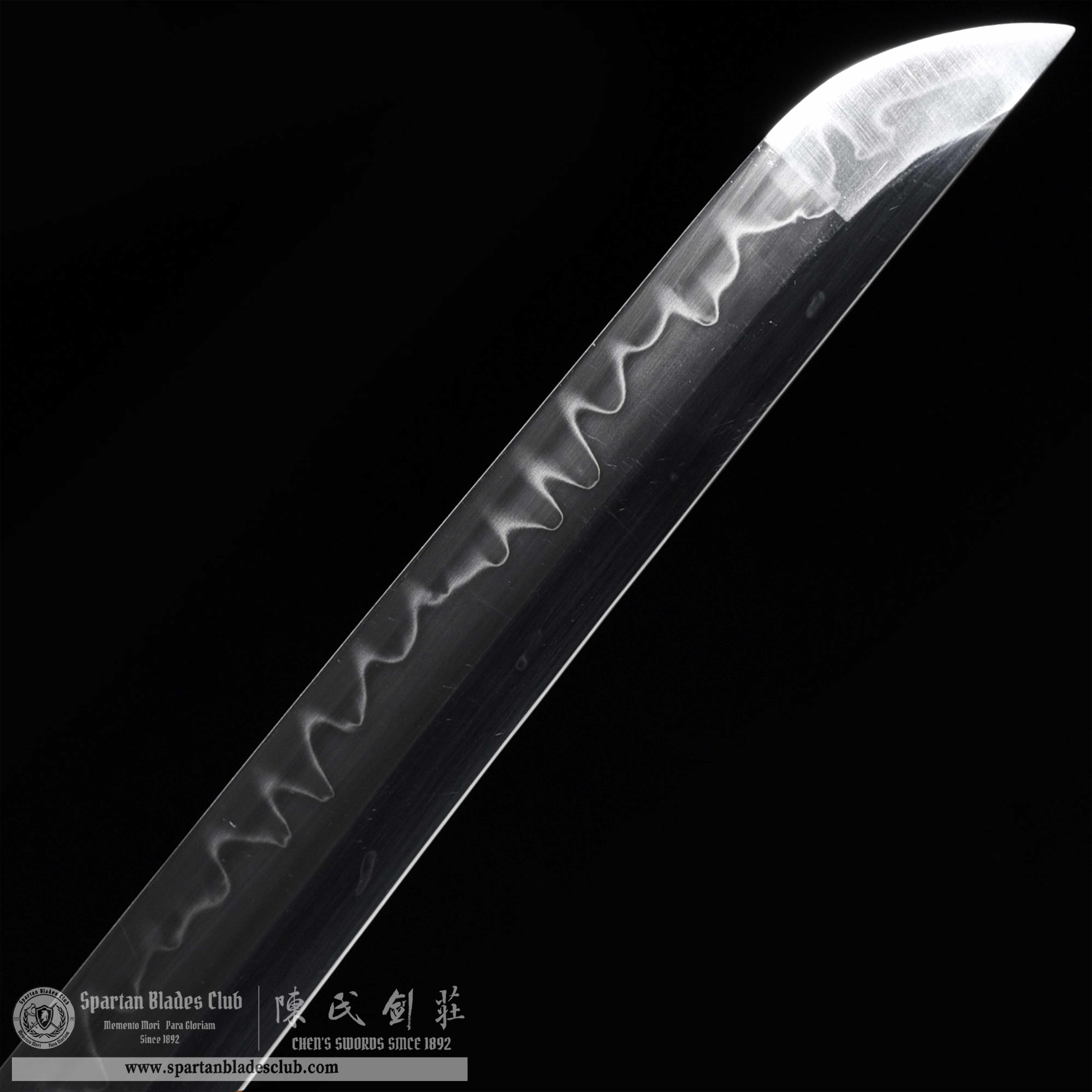 HY78 | Ninja Scroll - Jubei Kibagami Swords | Katana | T10 steel Clay-tempered  |  Real Hamon | Black & Red | Battle-Ready | Full-tang | Spartan Blades Club | CHEN'S SWORDS 1892 - Spartan Blades Club - 陳氏劍莊1892