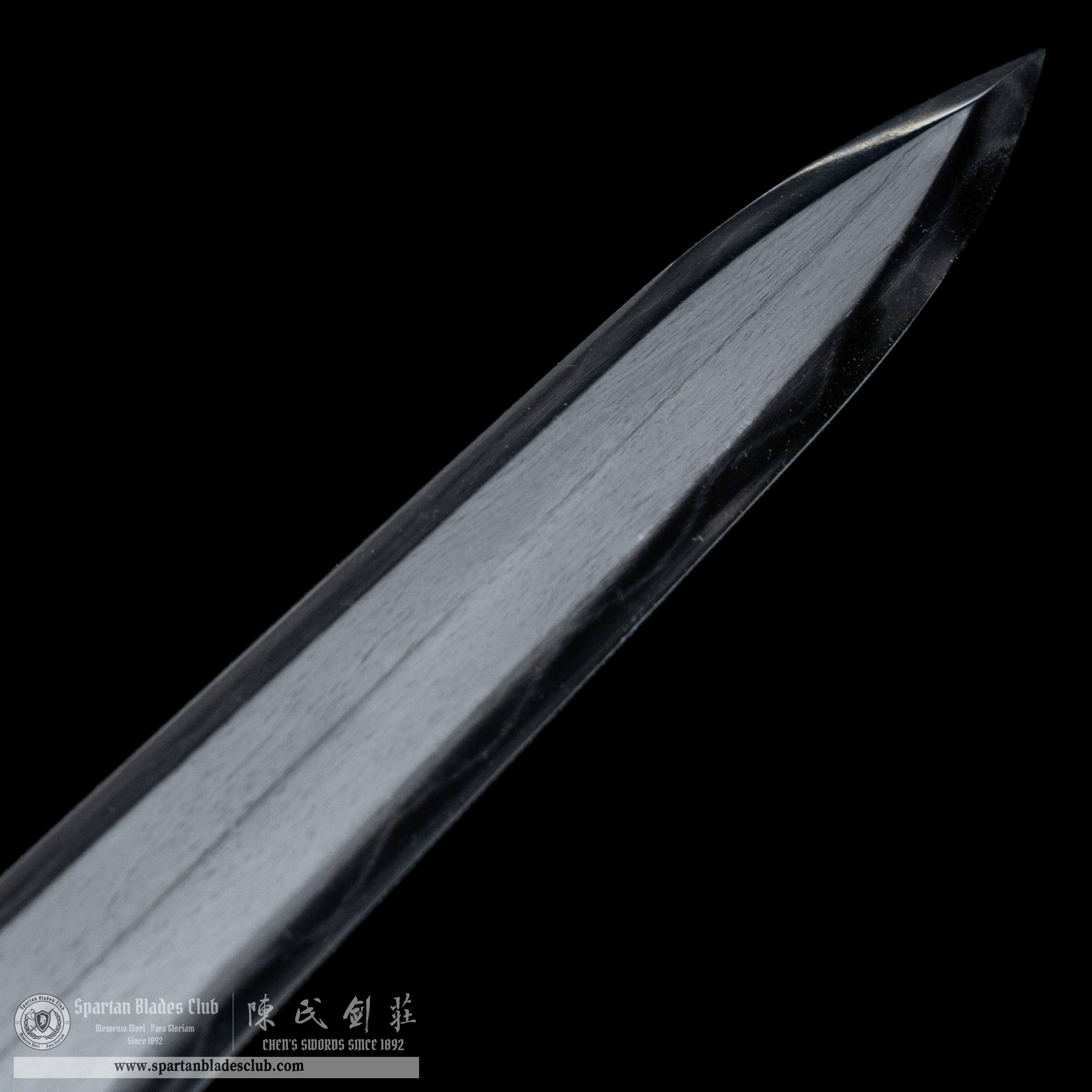 TL-3 | Crimson - Bloom Ray - Pearl Dagger | Dagger(Short Jian) | Wootz steel | fish skin | Red&Golden | Battle-Ready | Full-tang | Spartan Blades Club | CHEN'S SWORDS 1892 - Spartan Blades Club - 陳氏劍莊1892