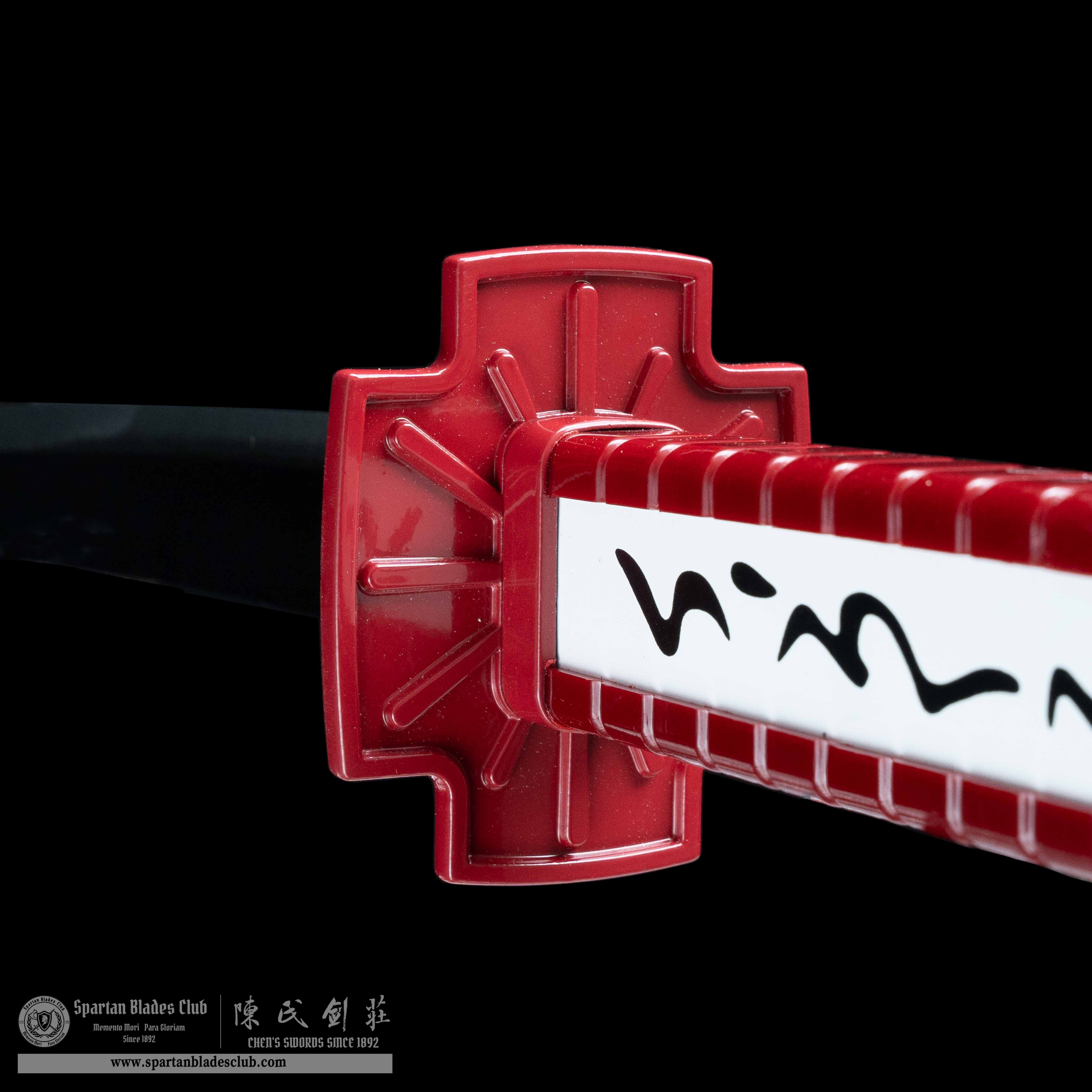 HY88 | アカメが斬る! | Murasame | Katana | 1045 Carbon steel | Red&Black | Aku |  Battle-Ready  | Full-tang | Spartan Blades Club | CHEN'S SWORDS 1892 - Spartan Blades Club
