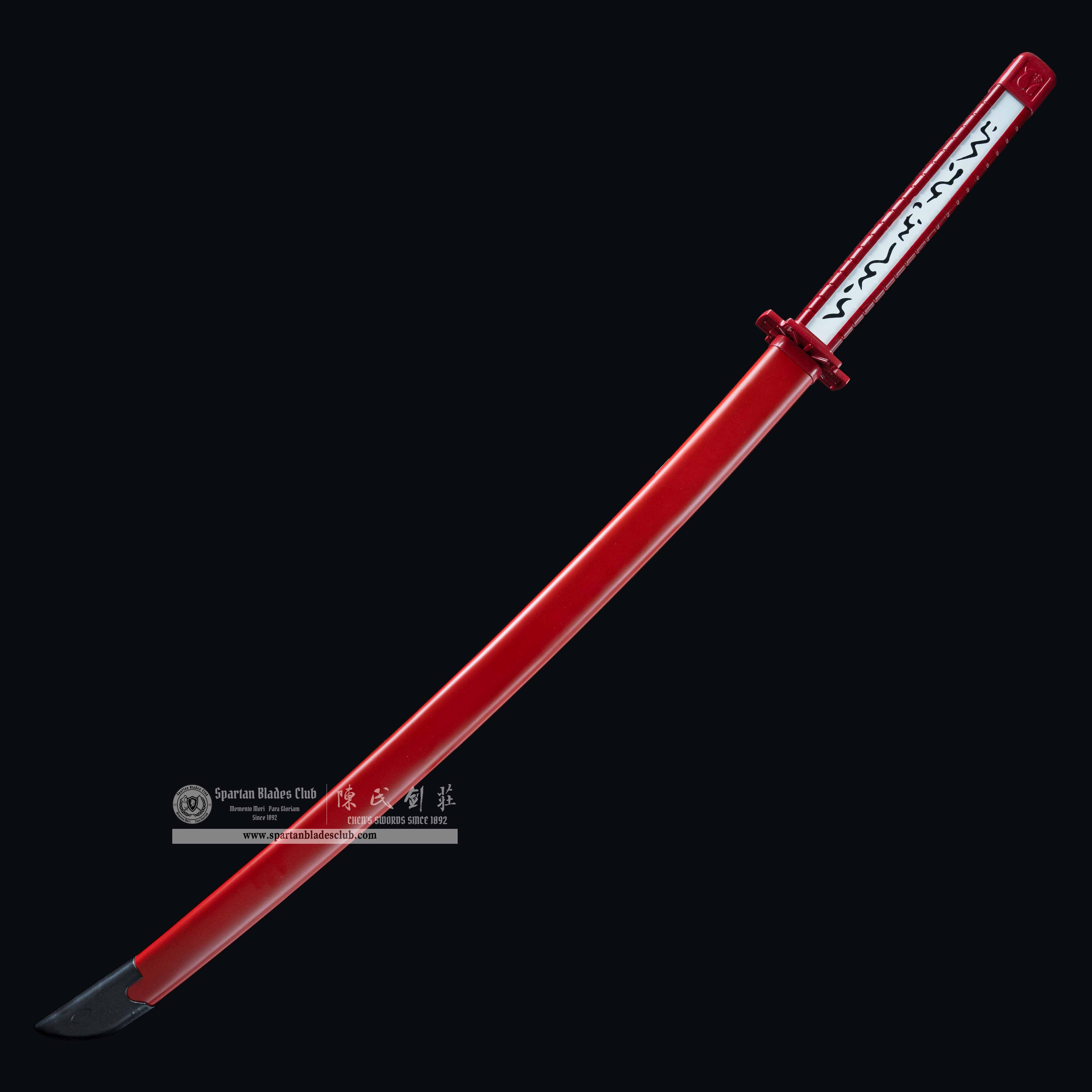 HY88 | アカメが斬る! | Murasame | Katana | 1045 Carbon steel | Red&Black | Aku |  Battle-Ready  | Full-tang | Spartan Blades Club | CHEN'S SWORDS 1892 - Spartan Blades Club