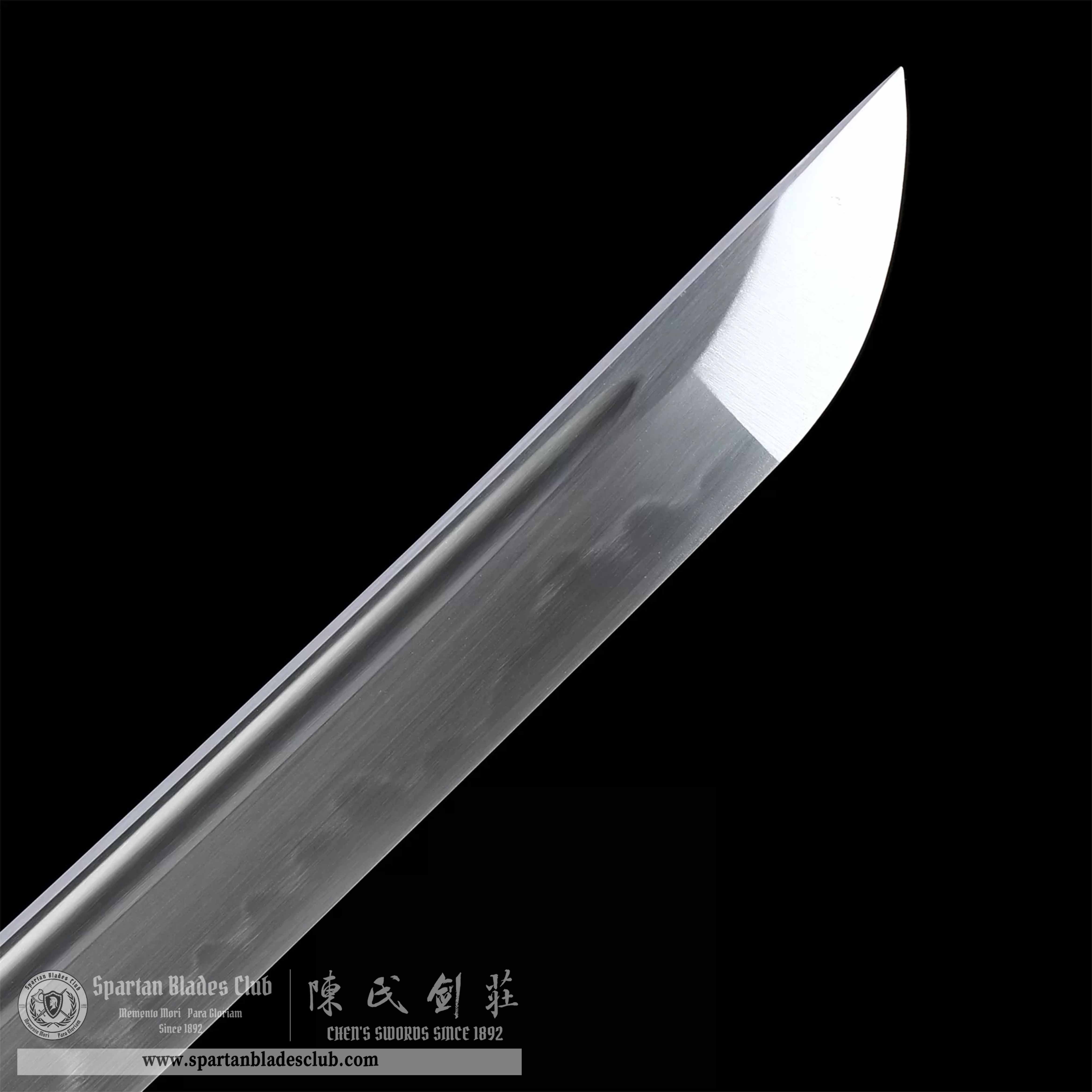 HY87 | Last Samurai | Katana |T10 steel | Clay-tempered | Real Hamon | Black | Battle-Ready|Full-tang|Spartan Blades Club | CHEN'S SWORDS 1892 - Spartan Blades Club - 陳氏劍莊1892