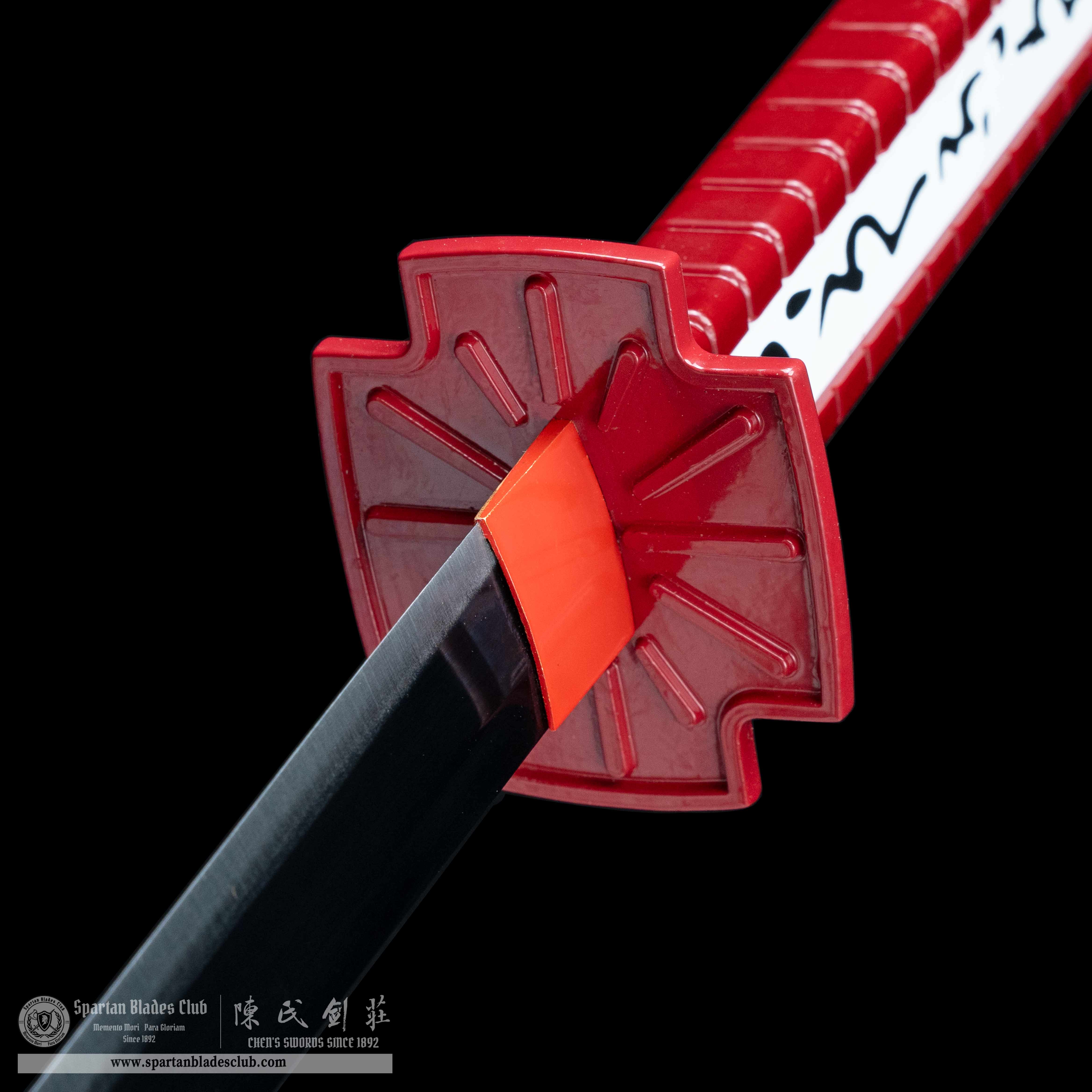 HY88 | アカメが斬る! | Murasame | Katana | 1045 Carbon steel | Red&Black | Aku |  Battle-Ready  | Full-tang | Spartan Blades Club | CHEN'S SWORDS 1892 - Spartan Blades Club