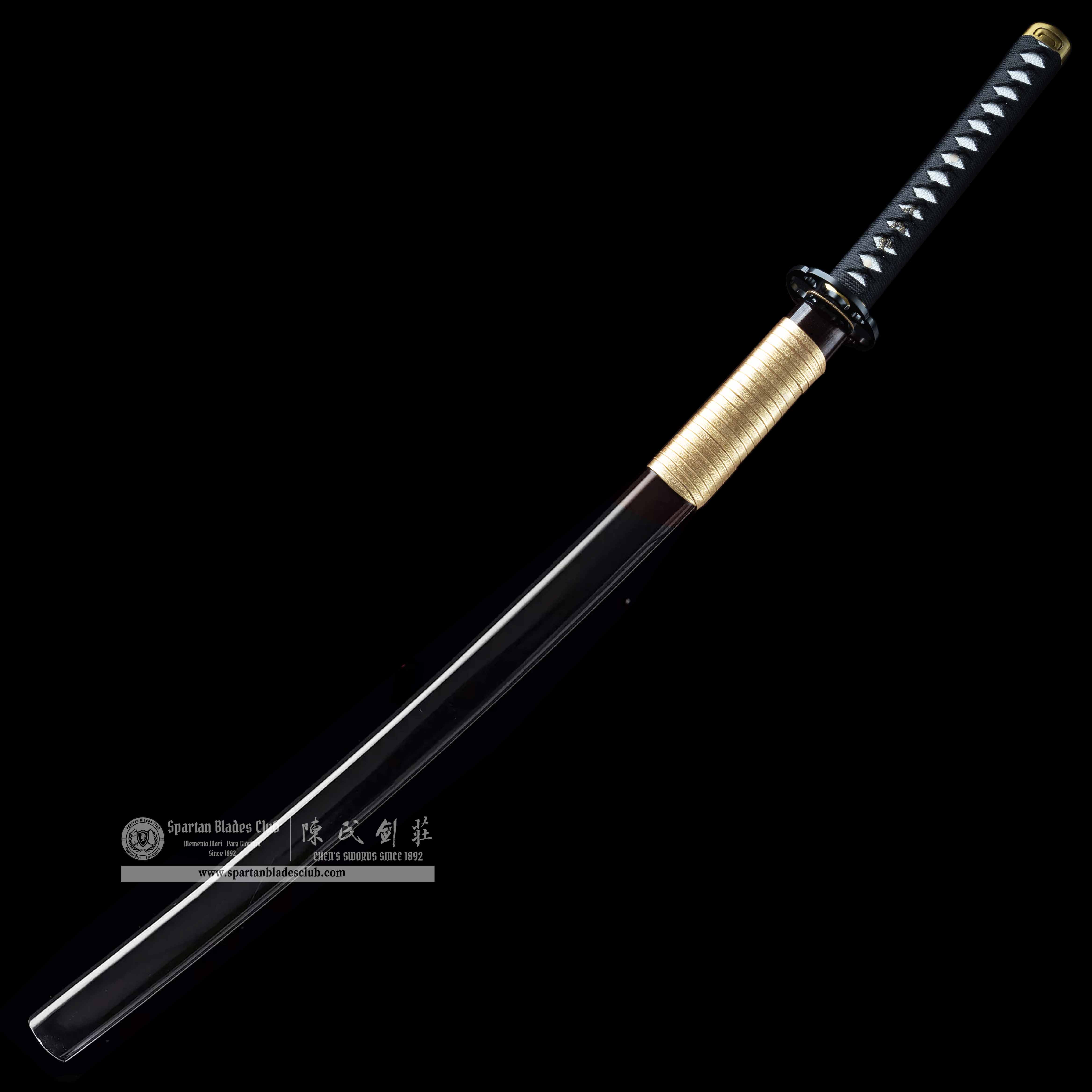 HY89 | Yami Sukehiro Swords | Katana | Carbon steel | 《ブラッククローバー》 | 《Black Clover》 | Battle-Ready | Full-tang | Spartan Blades Club | CHEN'S SWORDS 1892 - Spartan Blades Club