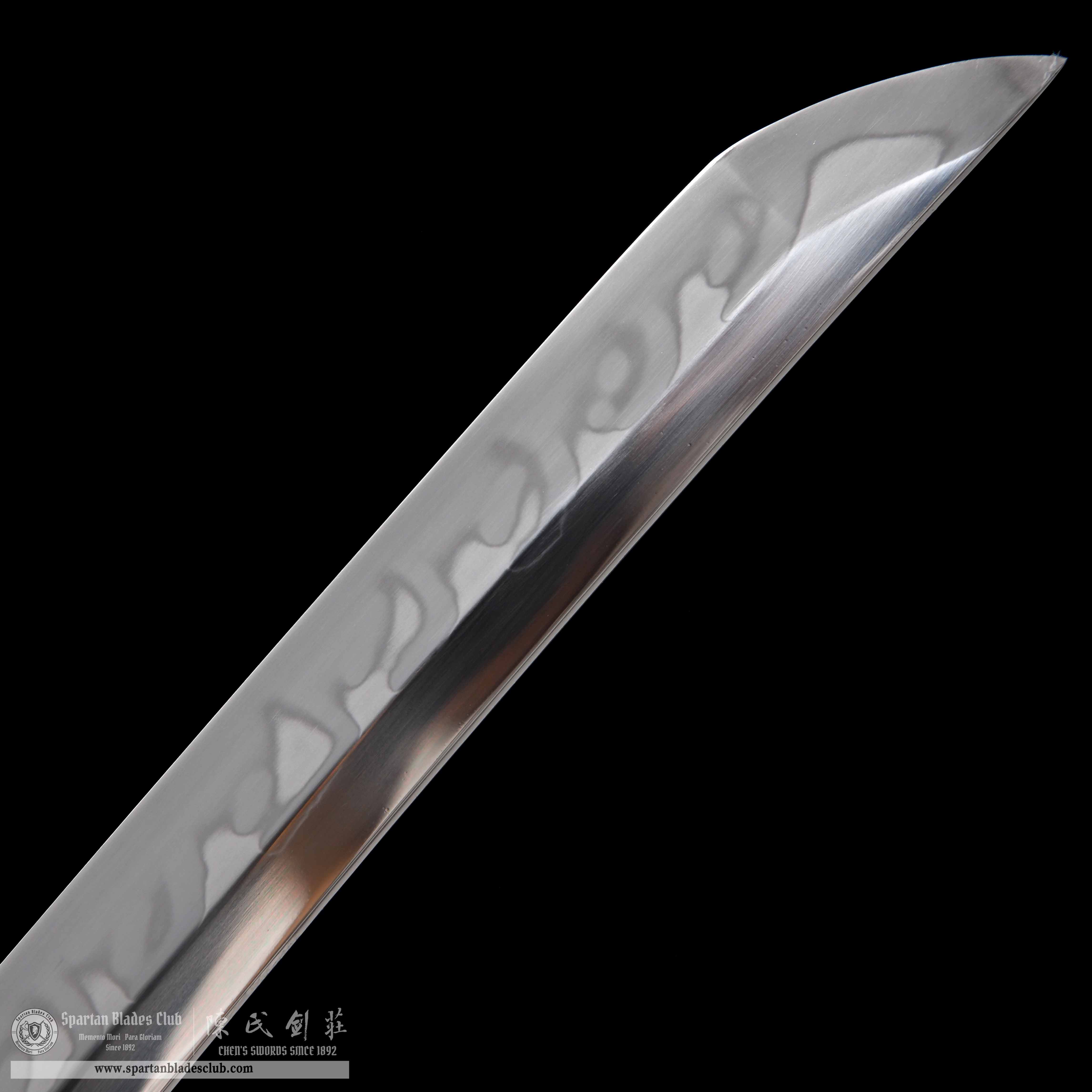 HY94 | Fenghuangs' Blade | Katana | T10 steel | clay-tempered | real hamon | Hadori polishing | phoenix | Black | Battle-Ready | Full-tang | Spartan Blades Club | CHEN'S SWORDS 1892 - Spartan Blades Club