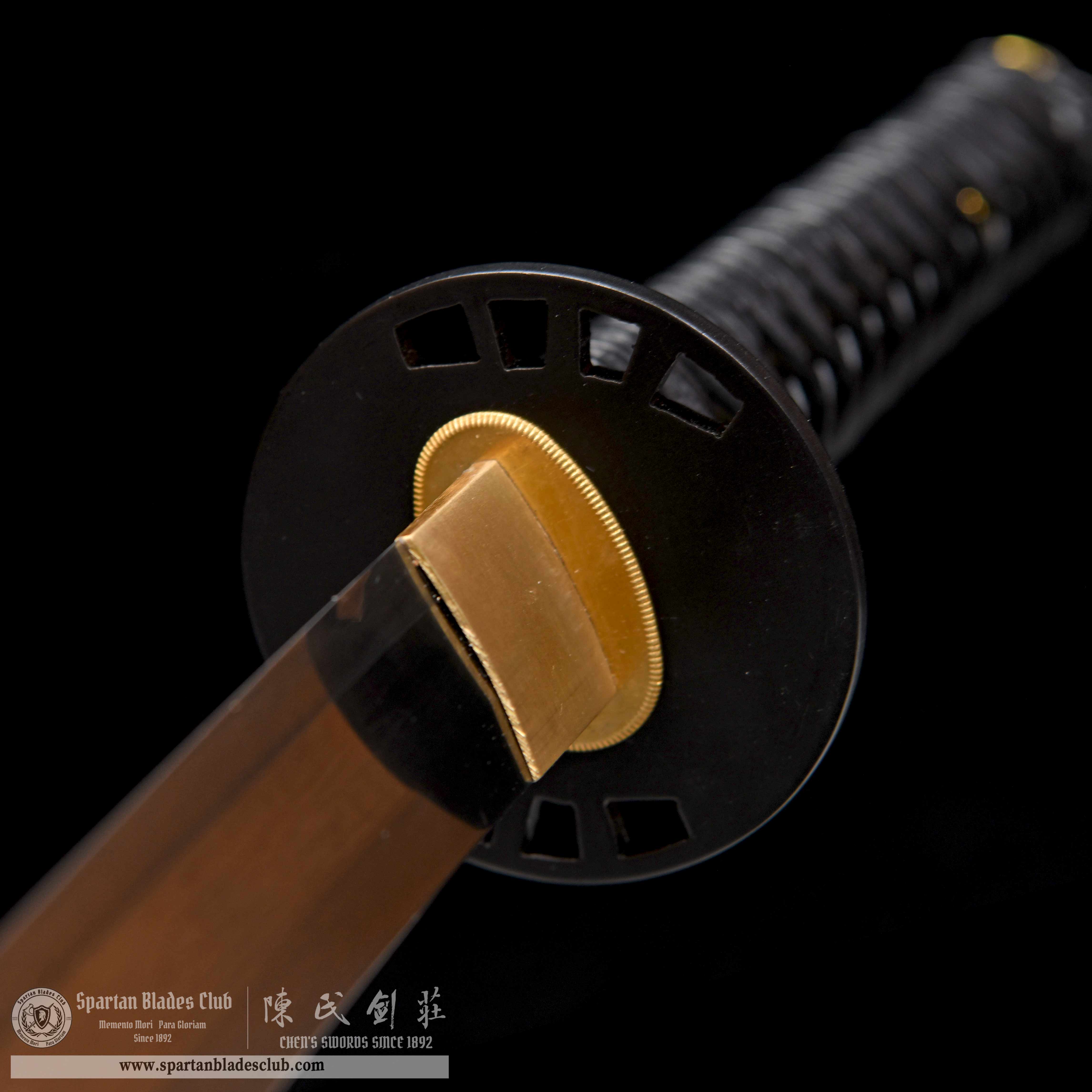 HY101 | Kill Bill | Katana | High manganese steel| Black | Battle-Ready | Full-tang | Spartan Blades Club | CHEN'S SWORDS 1892 - Spartan Blades Club - 陳氏劍莊1892