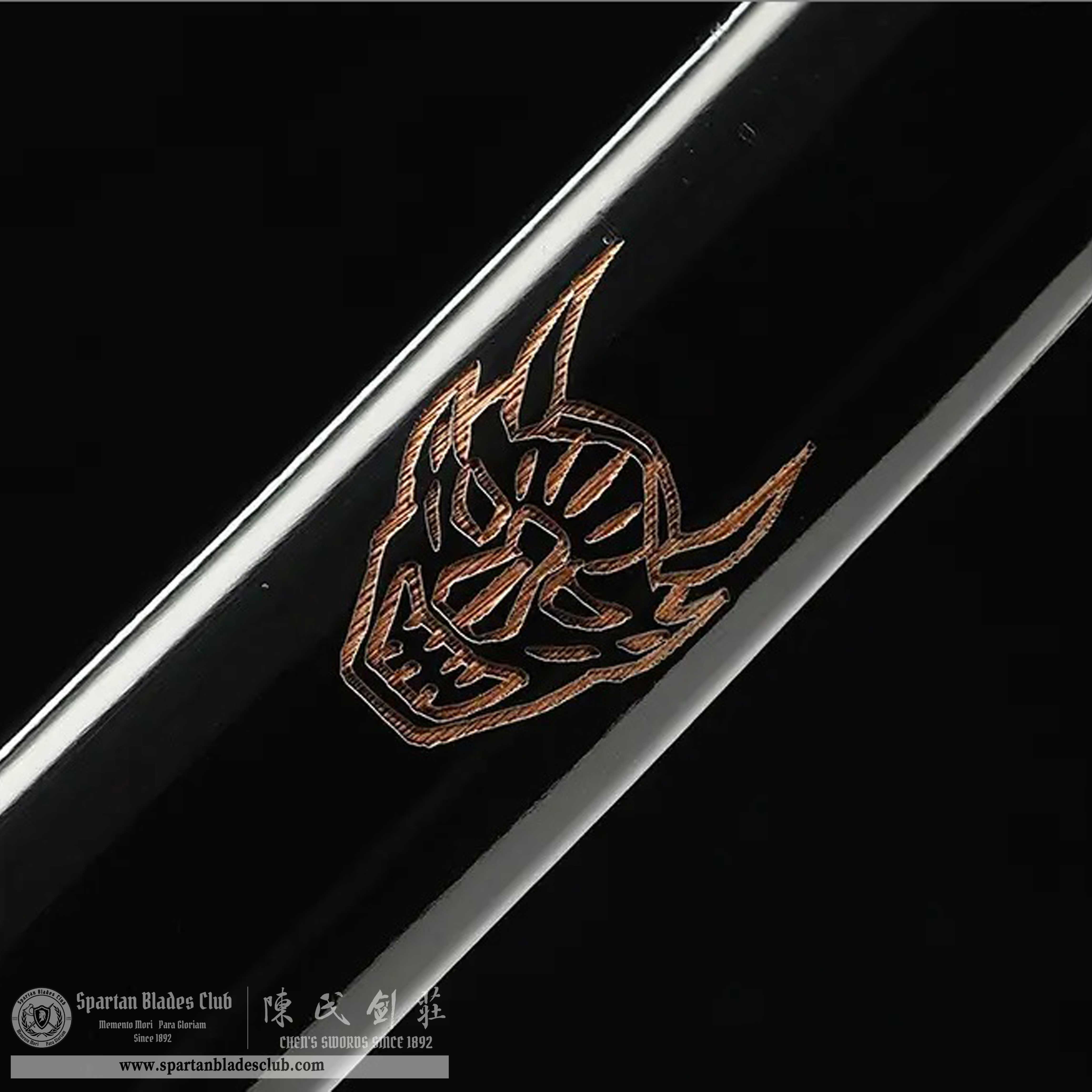 HY101 | Kill Bill | Katana | High manganese steel| Black | Battle-Ready | Full-tang | Spartan Blades Club | CHEN'S SWORDS 1892 - Spartan Blades Club - 陳氏劍莊1892