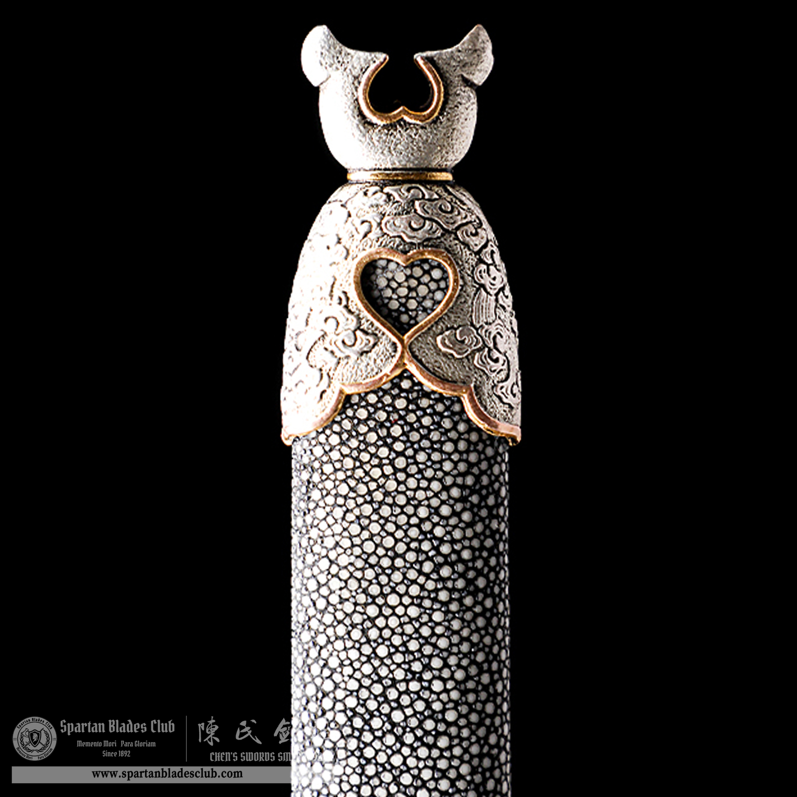 DE02 | ZunLoong YaoHua Sword | Jian | Wootz steel | clay-tempered | Real Hamon | Silvery | Loong(Chinese Dragon) | Battle-Ready | Full-tang | Spartan Blades Club | CHEN'S SWORDS 1892 - Spartan Blades Club - 陳氏劍莊1892