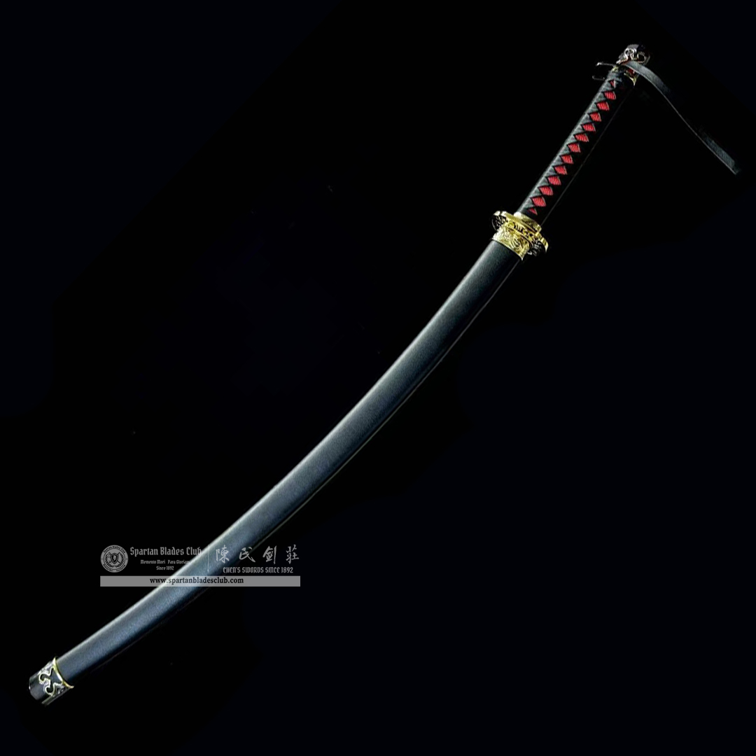 HT01 | Rivers of Blood | Elden Ring | Katana | High manganese steel | hand-forged | Red&Black | Battle-Ready | Full-tang | Spartan Blades Club | CHEN'S SWORDS 1892 - Spartan Blades Club - 陳氏劍莊1892