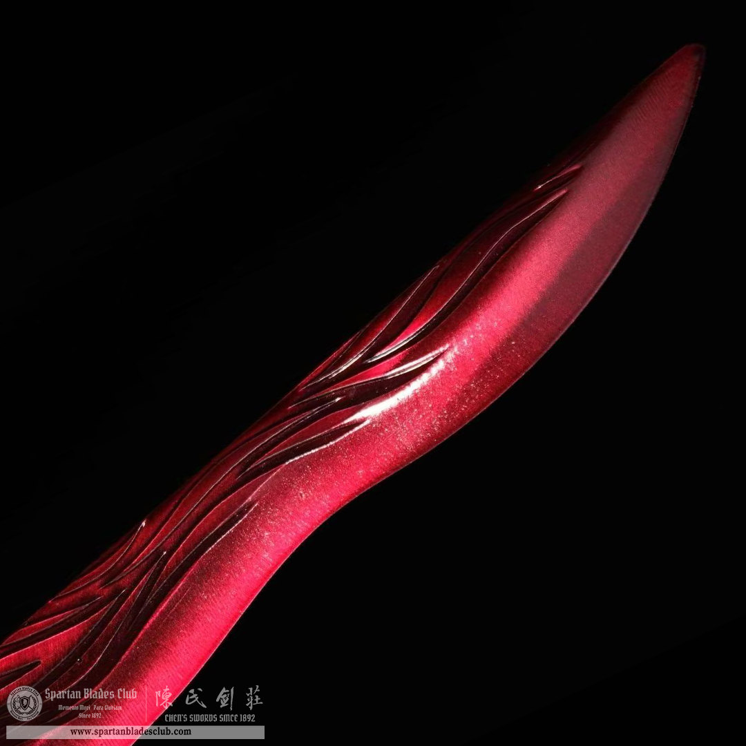 HT01 | Rivers of Blood | Elden Ring | Katana | High manganese steel | hand-forged | Red&Black | Battle-Ready | Full-tang | Spartan Blades Club | CHEN'S SWORDS 1892 - Spartan Blades Club - 陳氏劍莊1892