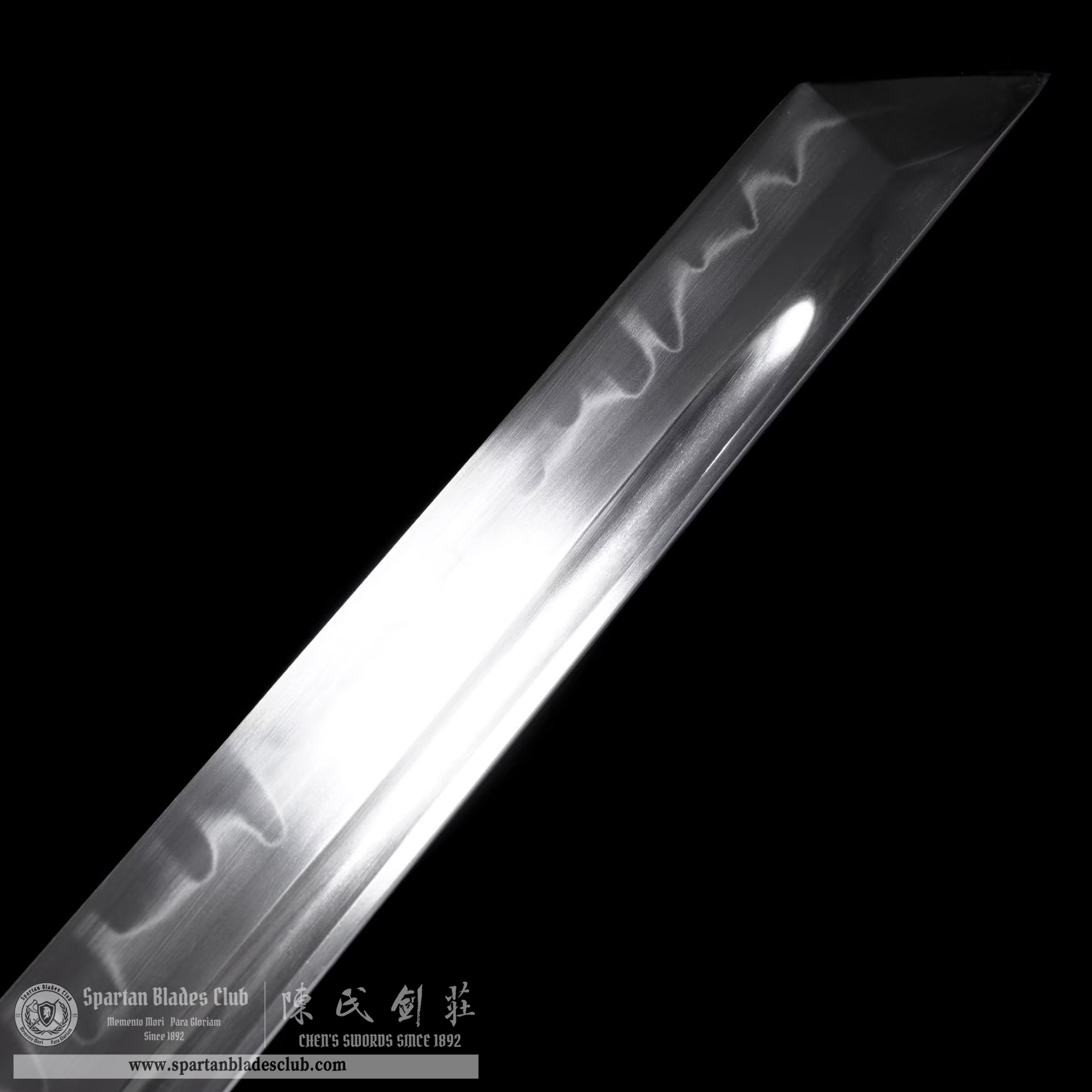 TL06 | XiangYun Sword | Chinese sword (DAO) | T10 Steel | Clay-tempered | Real Hamon | Black&Golden | Ebony wood | Battle-Ready | Full-tang | Spartan Blades Club | CHEN'S SWORDS 1892 - Spartan Blades Club - 陳氏劍莊1892