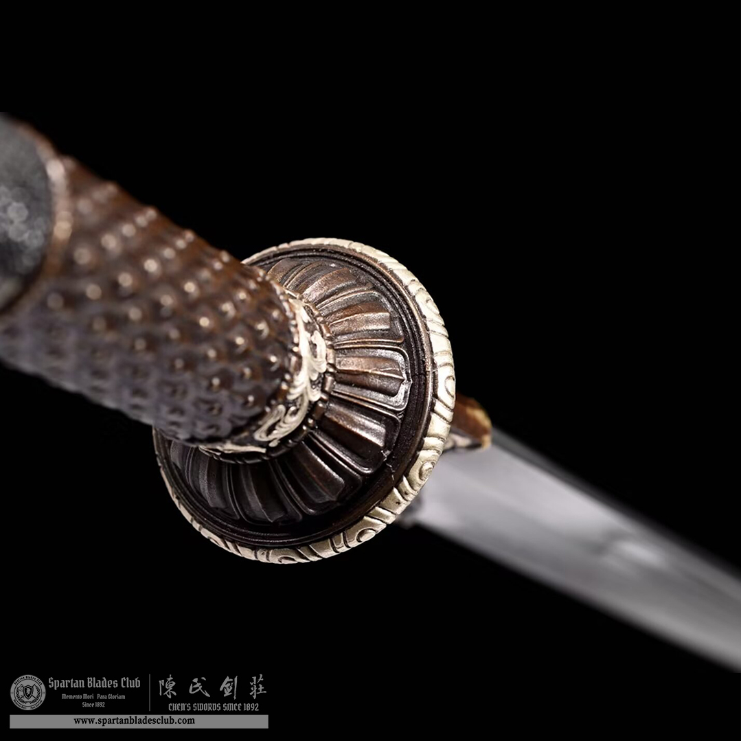 TL14 | Zhuying Miao Dao | Chinese sword (Miao Dao) | Wootz steel | Clay-tempered | Ray-skin | Battle-Ready | Full-tang | Spartan Blades Club | CHEN'S SWORDS 1892 - Spartan Blades Club - 陳氏劍莊1892