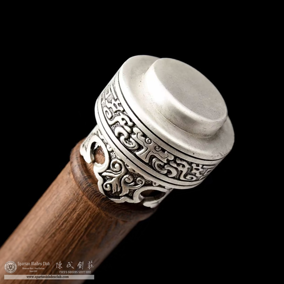 TL13 | Suyin Qing Dao | Chinese sword (Qing Dao) | Damascus steel | Brown | Rosewood | Battle-Ready | Full-tang | Spartan Blades Club | CHEN'S SWORDS 1892 - Spartan Blades Club - 陳氏劍莊1892