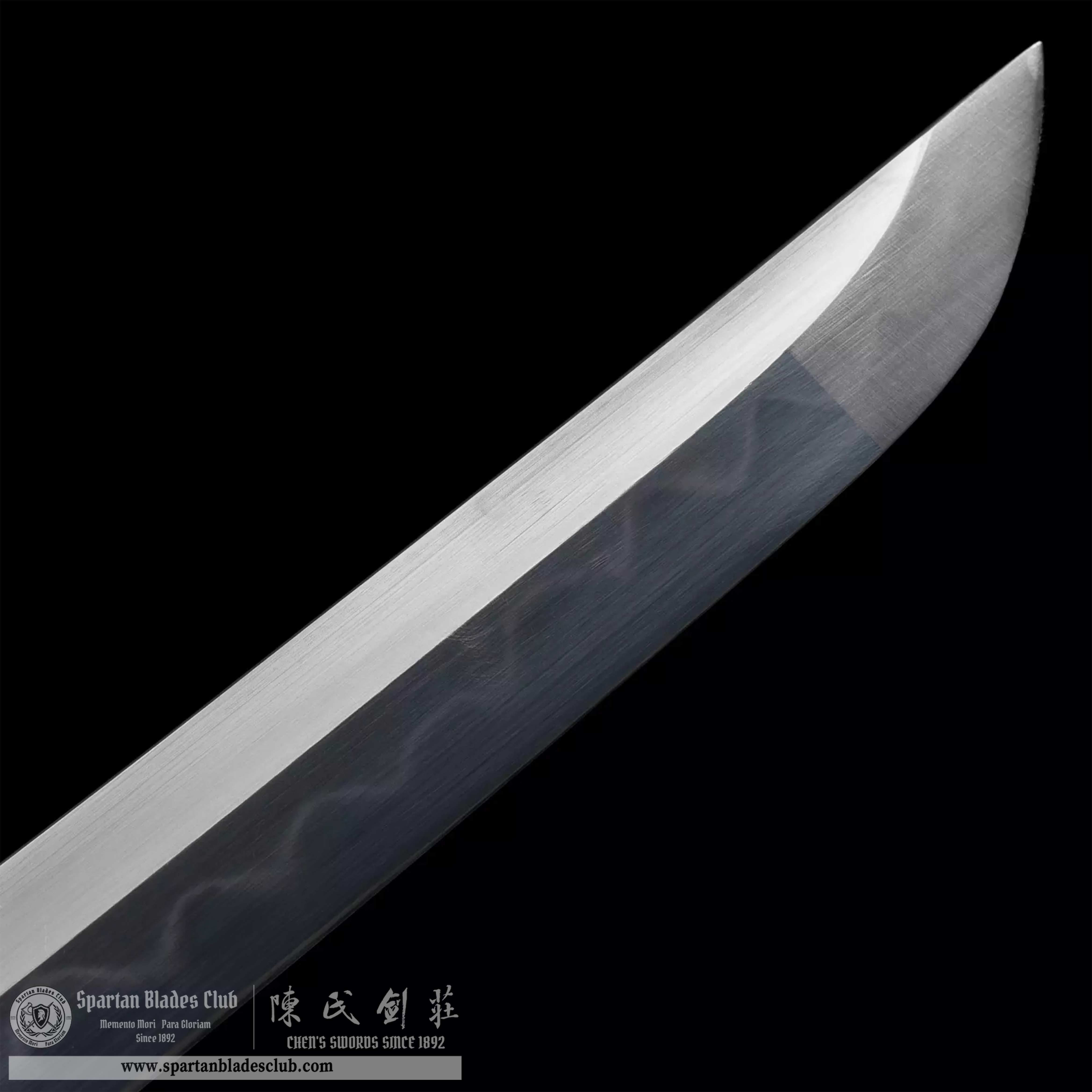 HY103|Scarlet Samurai|Katana|T10 Steel|Clay-tempered|Real Hamon|Red|Samurai|Full-tang|Spartan Blades Club|CHEN'S SWORDS 1892 - Spartan Blades Club - 陳氏劍莊1892